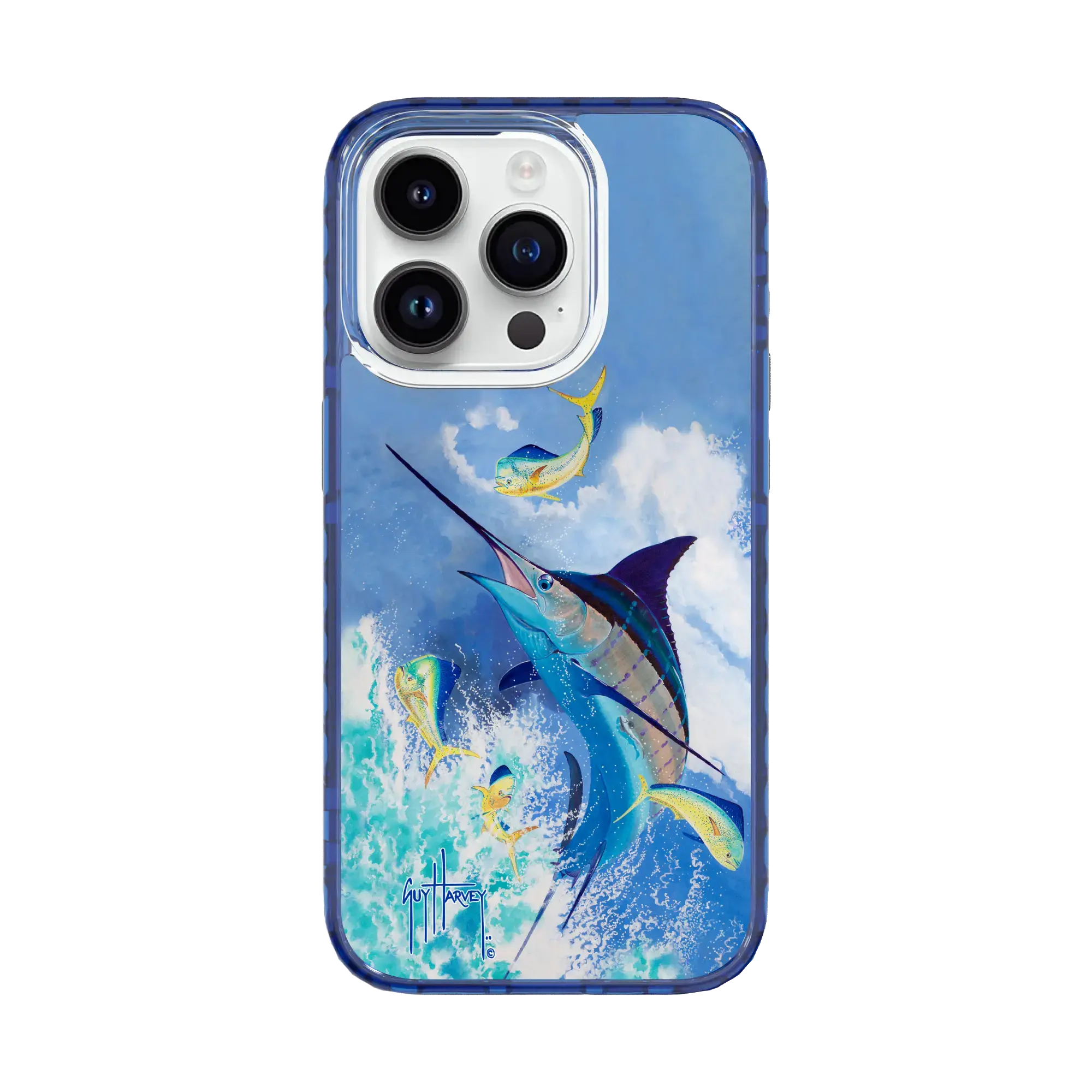 Guy Harvey Magnitude Series for Apple iPhone 15 Pro - Blue Commocean