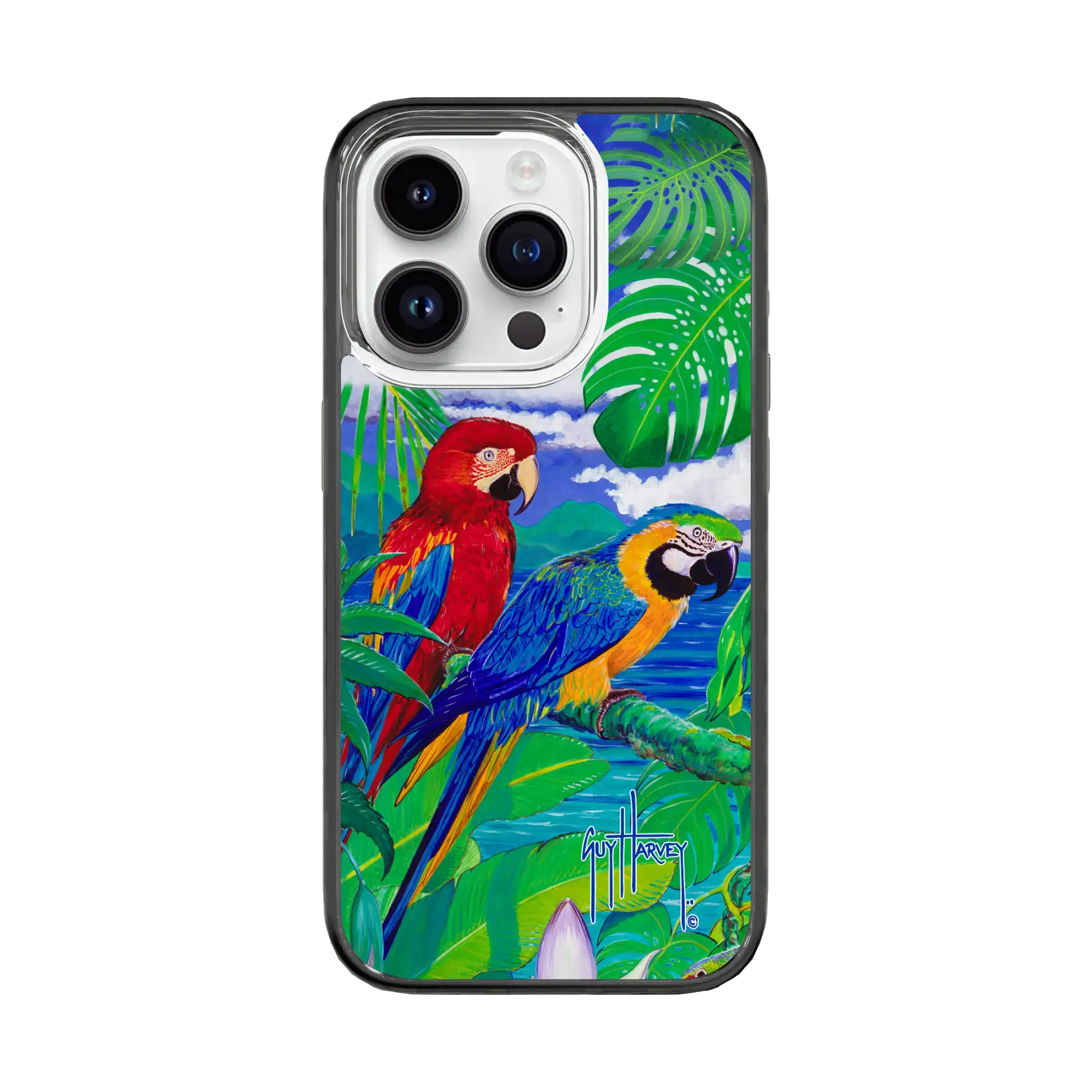 Guy Harvey Magnitude Series for Apple iPhone 15 Pro Max - Tropical Parrot
