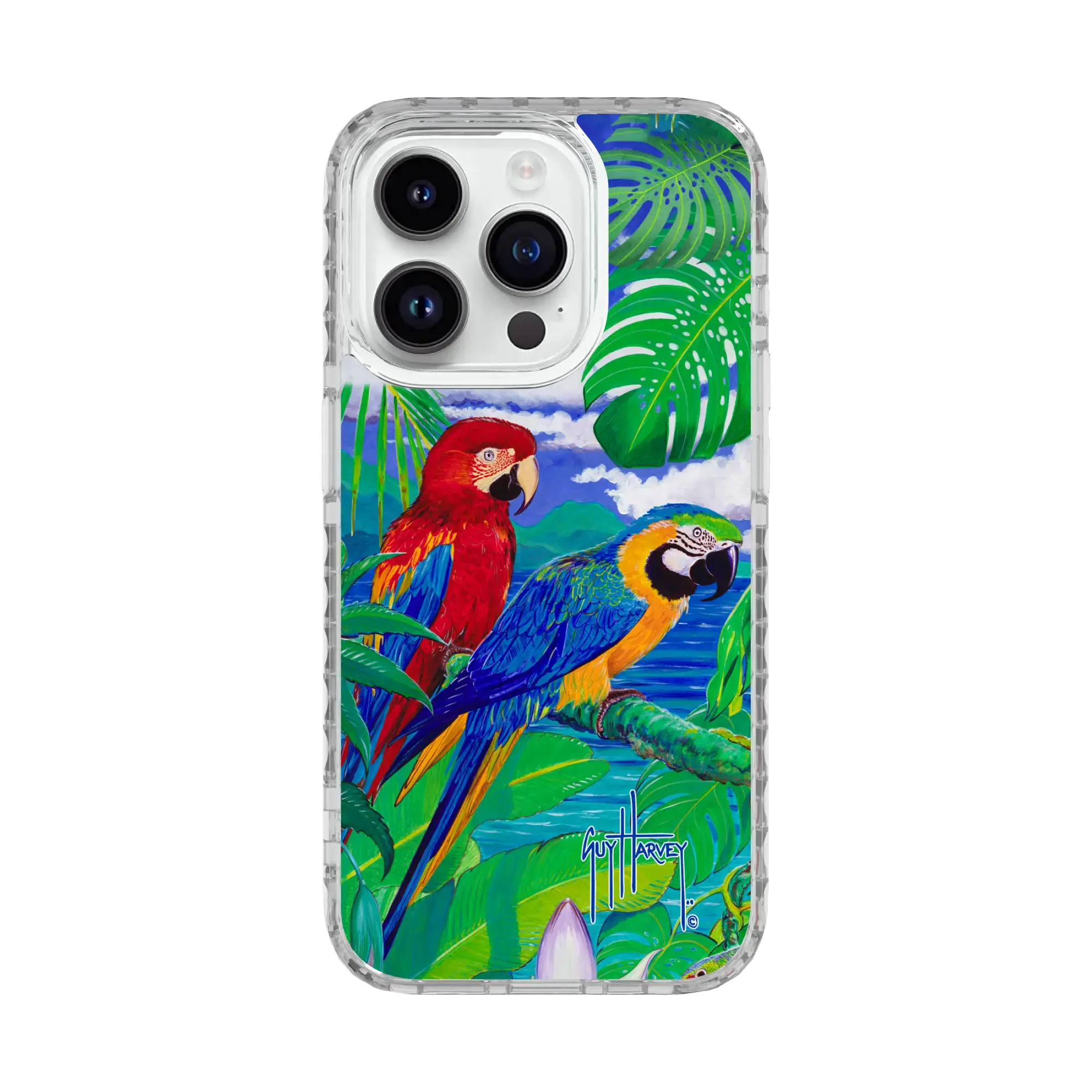 Guy Harvey Magnitude Series for Apple iPhone 15 Pro Max - Tropical Parrot