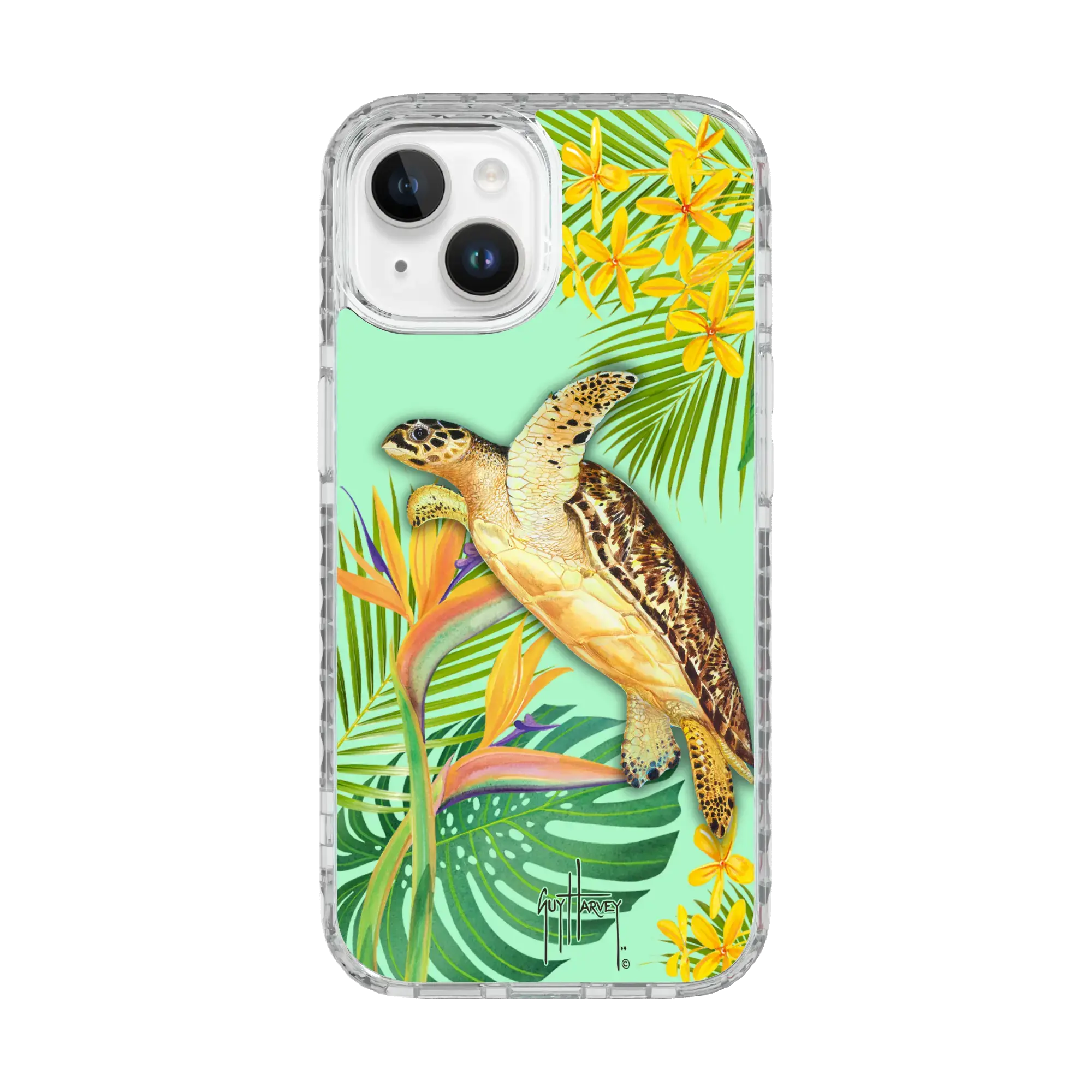 Guy Harvey Magnitude Series for Apple iPhone 15 - Turtle