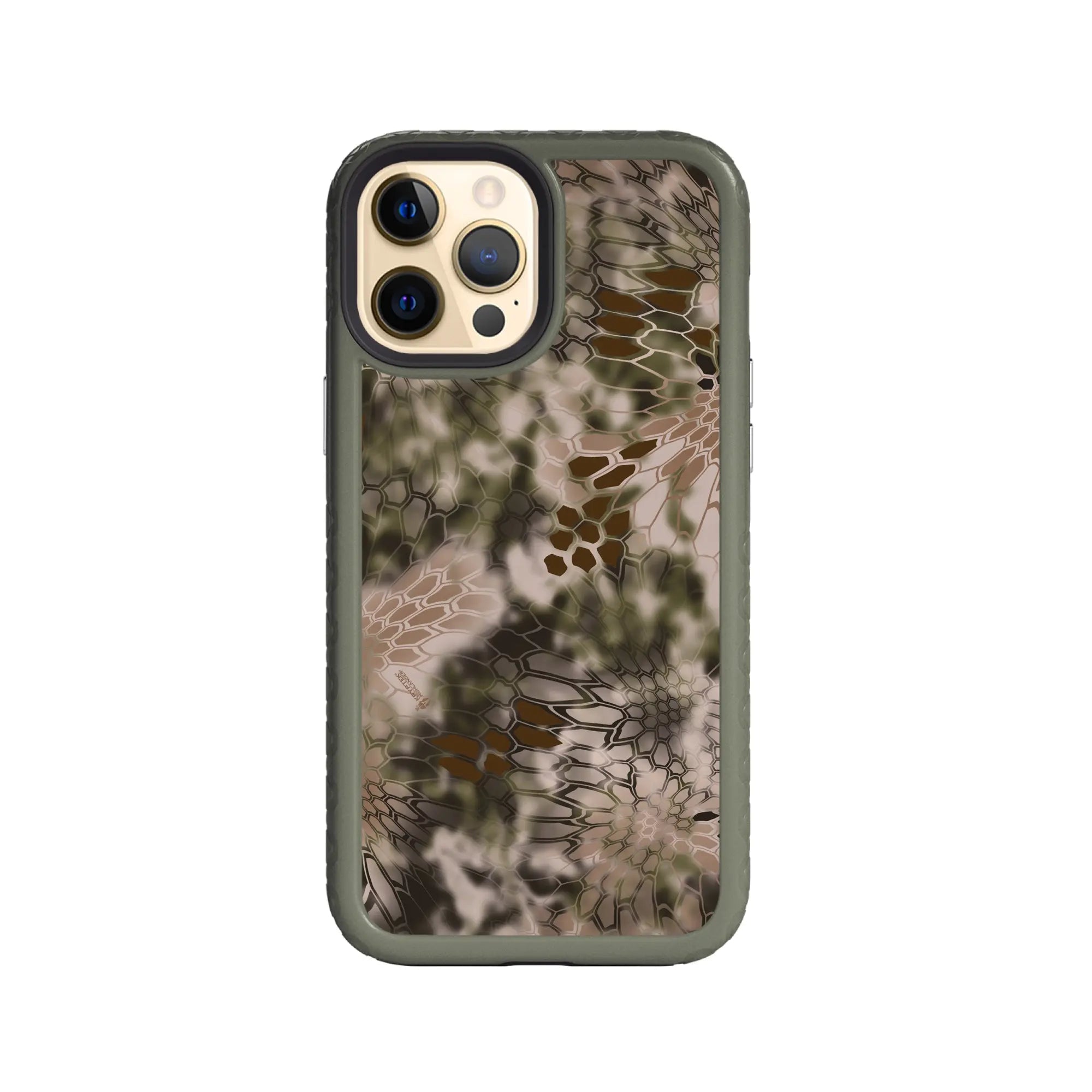 Kryptek Fortitude for Apple iPhone 12 Pro Max - Custom Case - OliveDrabGreenHIGHLANDER - cellhelmet