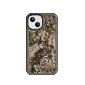 Kryptek Fortitude for Apple iPhone 13 Mini - Custom Case - OliveDrabGreenHIGHLANDER - cellhelmet