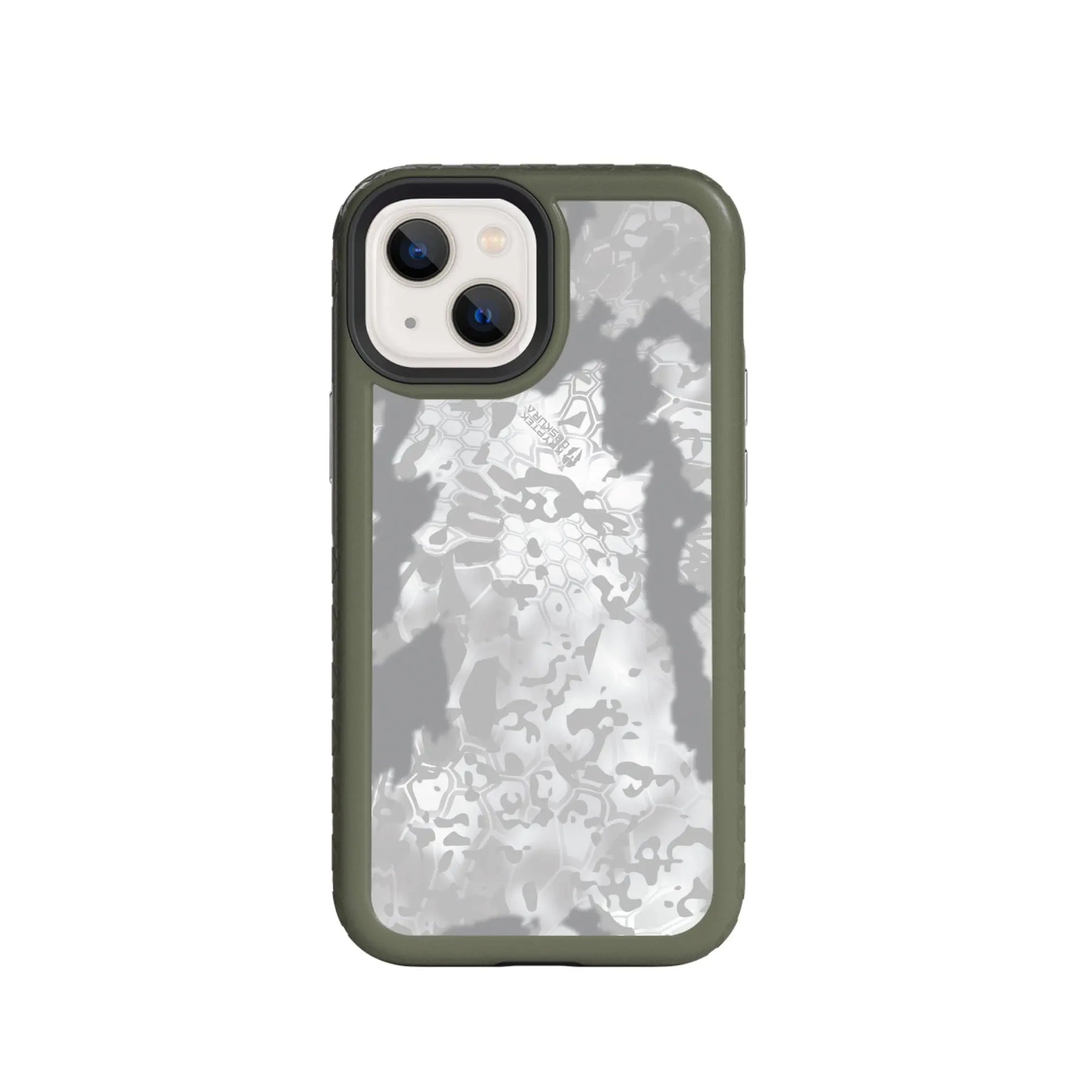 Kryptek Fortitude for Apple iPhone 13 Mini - Custom Case - OliveDrabGreenOBSKURANIVIS - cellhelmet