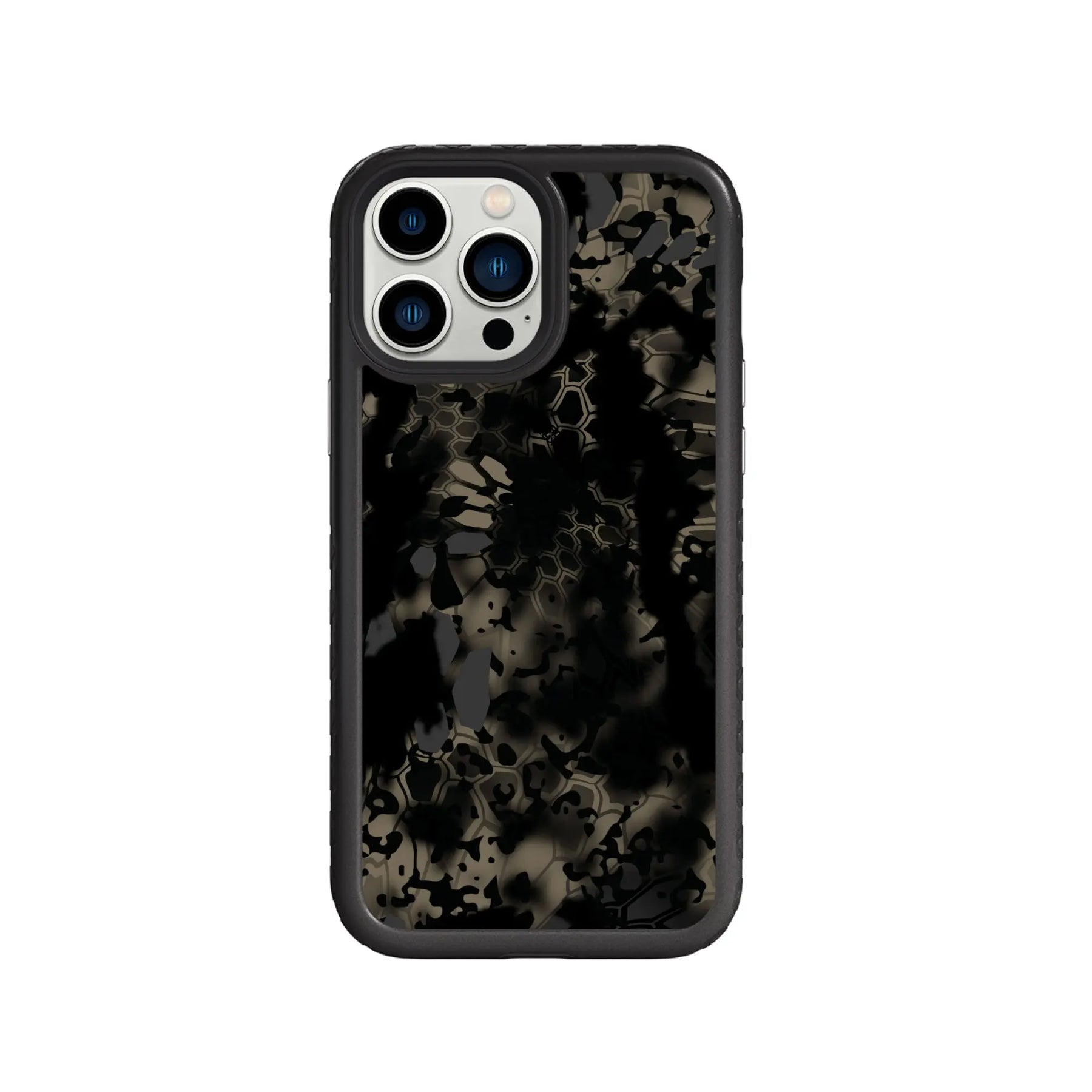 Kryptek Fortitude for Apple iPhone 13 Pro - Custom Case - OnyxBlackOBSKURANOX - cellhelmet