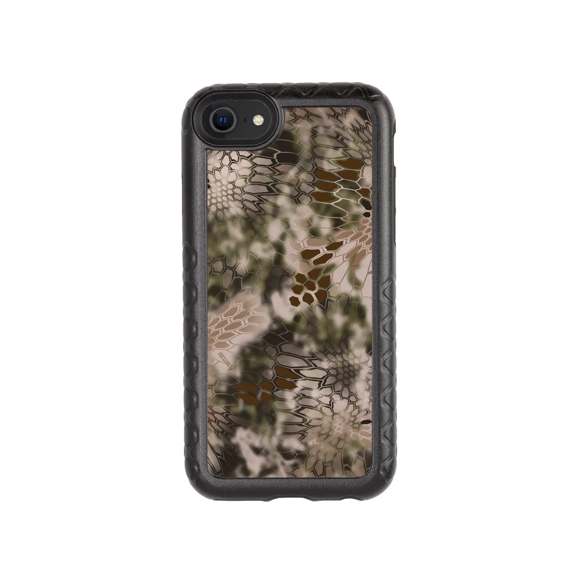 Kryptek Fortitude for Apple iPhone SE2/SE3/7/8 - Custom Case - OnyxBlackHIGHLANDER - cellhelmet