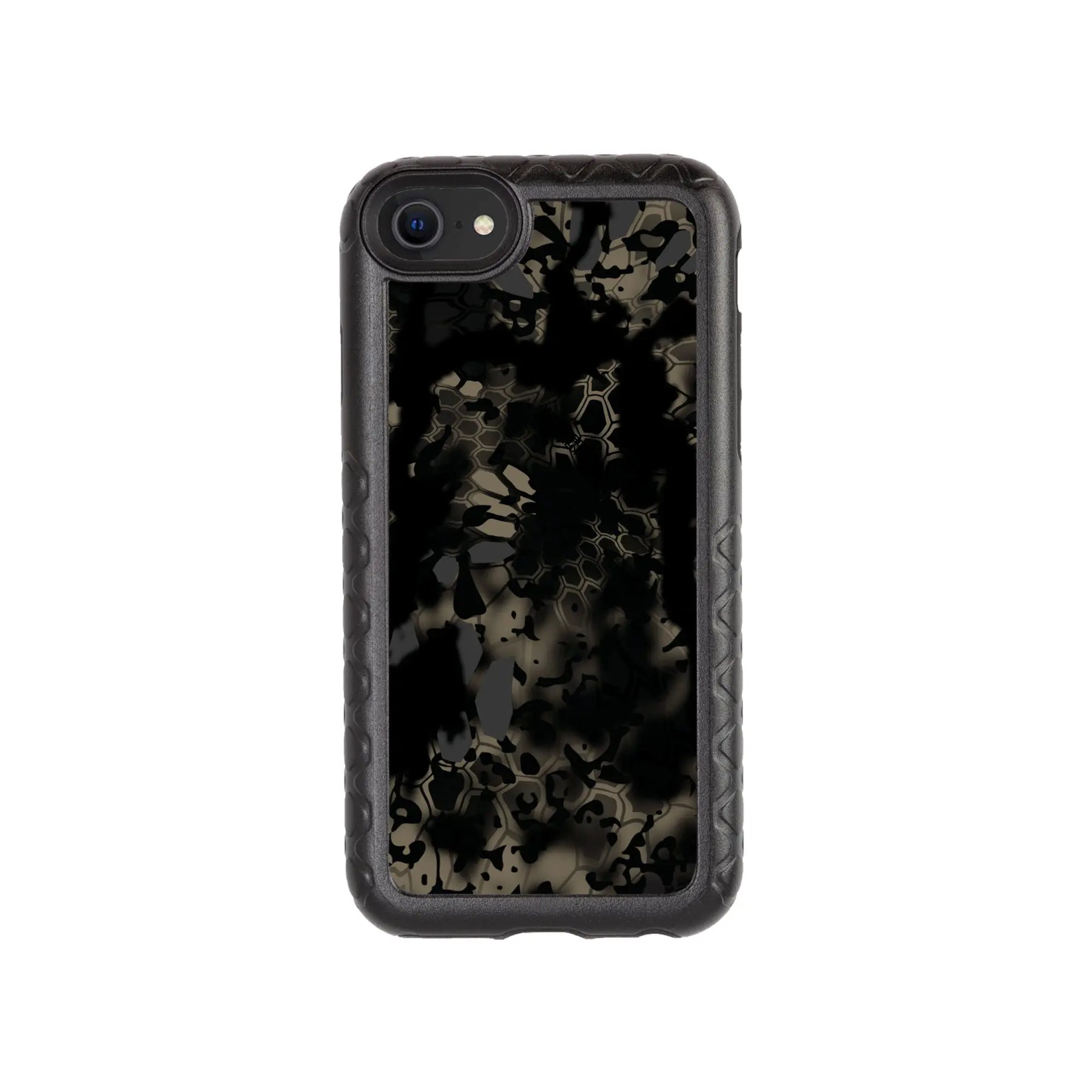 Kryptek Fortitude for Apple iPhone SE2/SE3/7/8 - Custom Case - OnyxBlackOBSKURANOX - cellhelmet