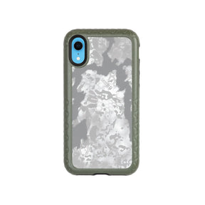 Kryptek Fortitude for Apple iPhone XR - Custom Case - OliveDrabGreenOBSKURANIVIS - cellhelmet