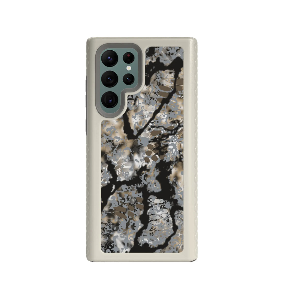 Kryptek Fortitude for Samsung Galaxy S22 Ultra - Custom Case - GrayOBSKURASKYFALL - cellhelmet