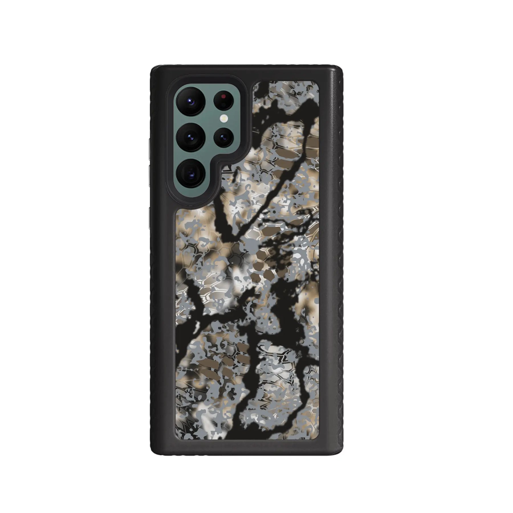 Kryptek Fortitude for Samsung Galaxy S22 Ultra - Custom Case - OnyxBlackOBSKURASKYFALL - cellhelmet
