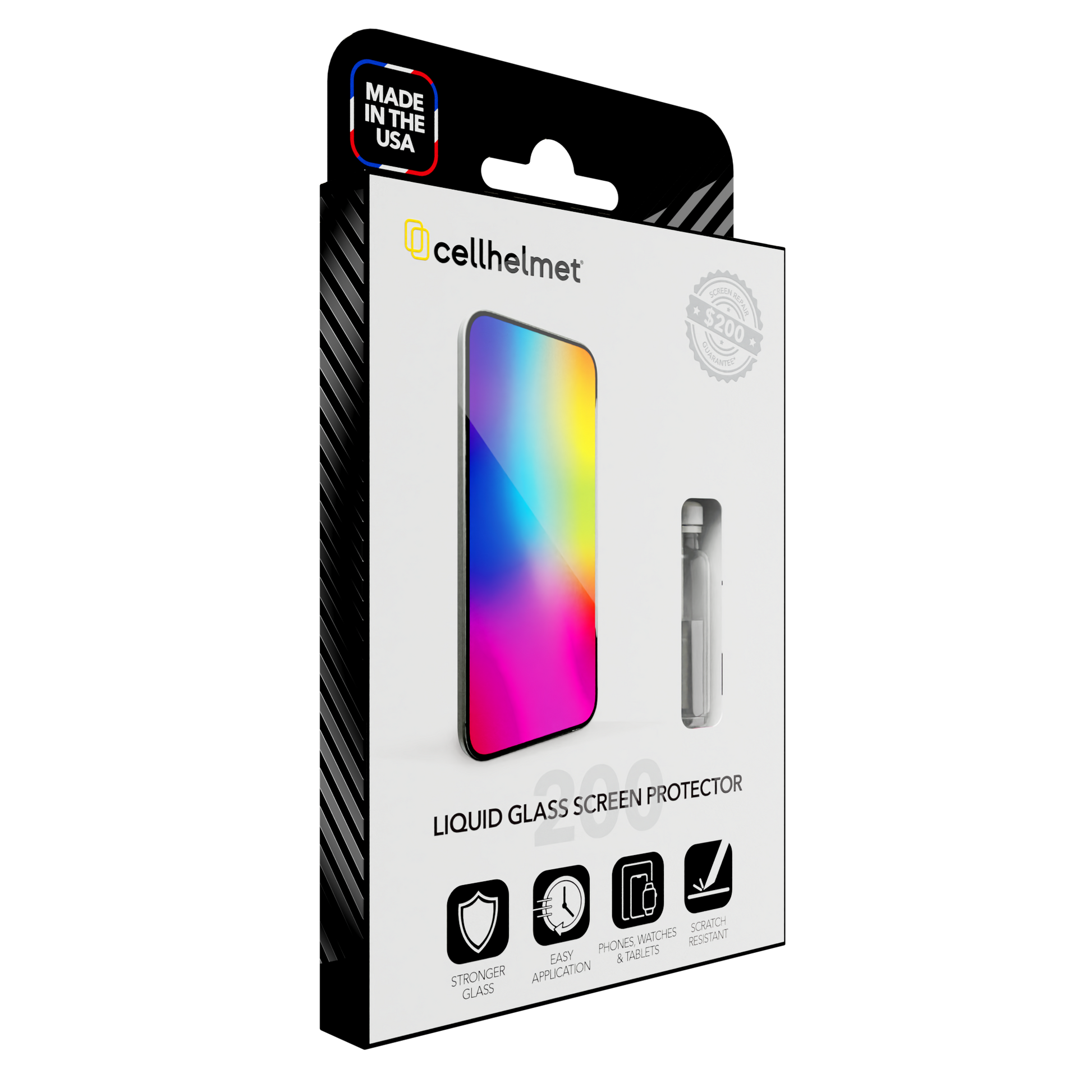 Liquid Glass Screen Protector with $200 Screen Repair Guarantee