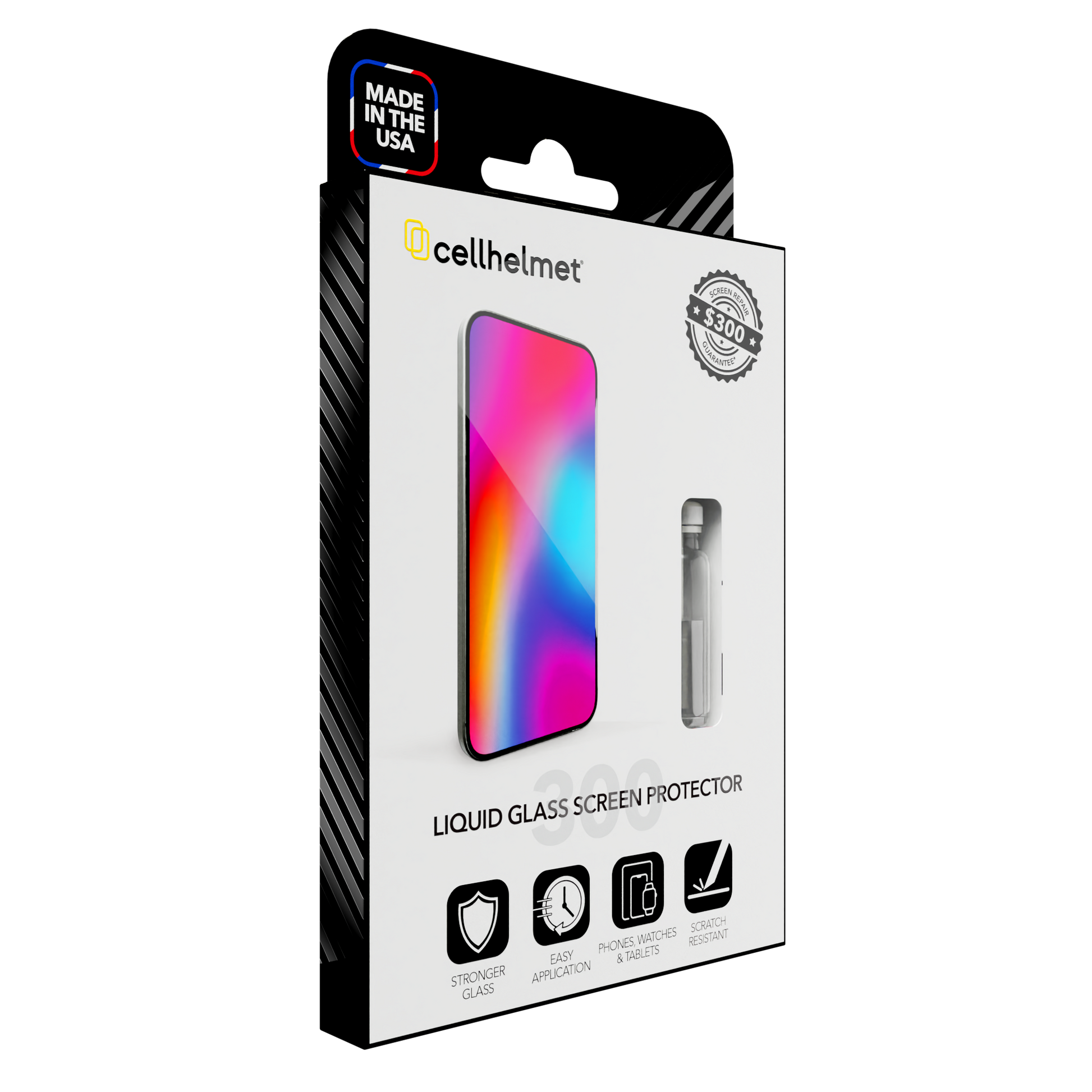 Liquid Glass Screen Protector with $300 Screen Repair Guarantee Phone/Watch