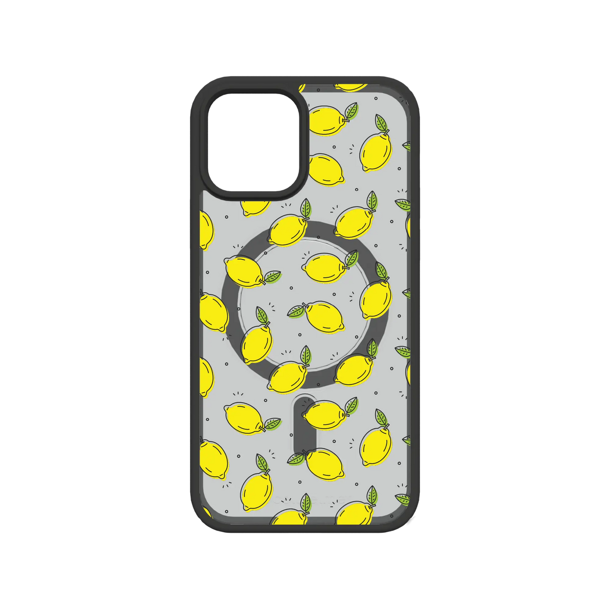Apple-iPhone-12-12-Pro-Crystal-Clear Lotsa Lemons | Custom MagSafe Yellow Lemon Case for Apple iPhone 12 Series cellhelmet cellhelmet