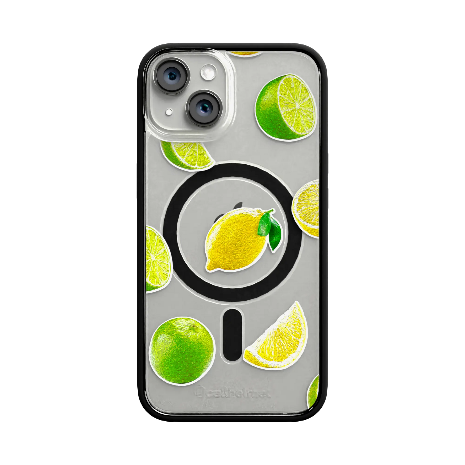 Apple-iPhone-12-12-Pro-Crystal-Clear Luscious Lime | Protective MagSafe Case | Fruits Collection for Apple iPhone 12 Series cellhelmet cellhelmet