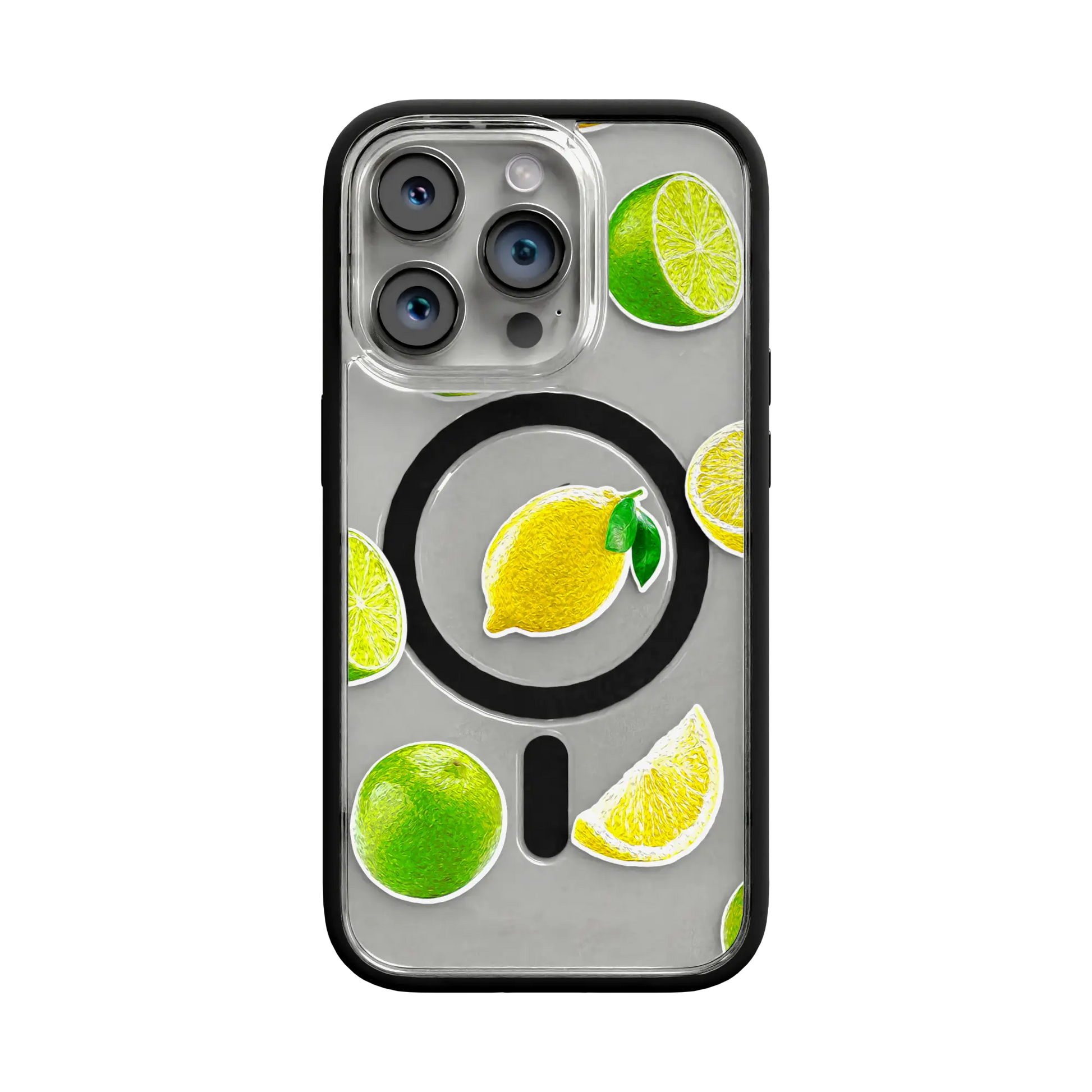 Apple-iPhone-13-Pro-Crystal-Clear Luscious Lime | Protective MagSafe Case | Fruits Collection for Apple iPhone 13 Series cellhelmet cellhelmet