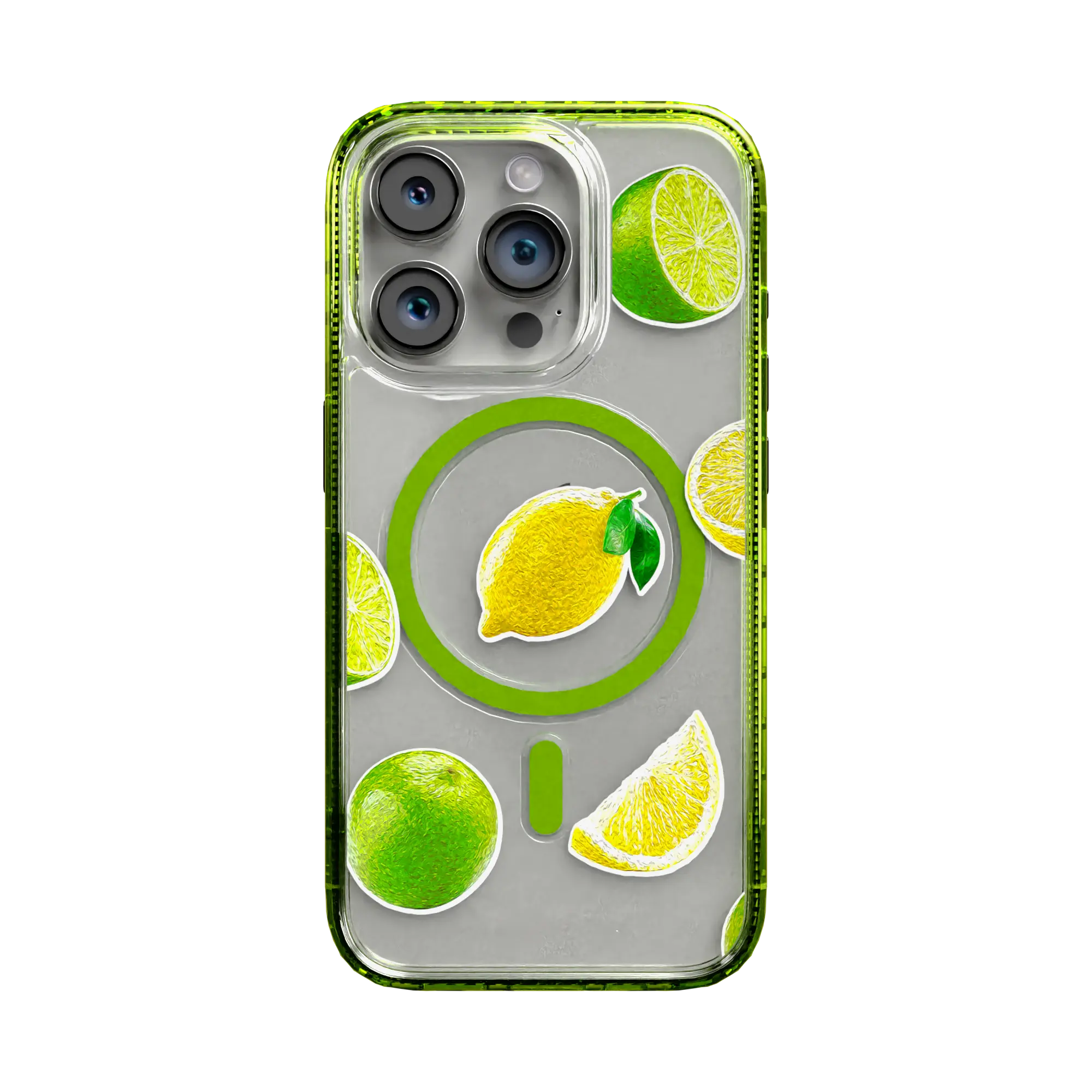 Apple-iPhone-14-Pro-Electric-Lime Luscious Lime | Protective MagSafe Case | Fruits Collection for Apple iPhone 14 Series cellhelmet cellhelmet