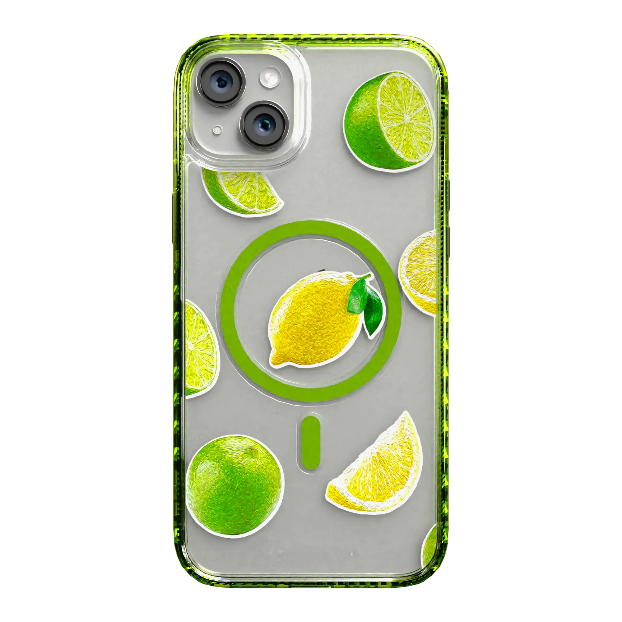 Apple-iPhone-14-Plus-Electric-Lime Luscious Lime | Protective MagSafe Case | Fruits Collection for Apple iPhone 14 Series cellhelmet cellhelmet