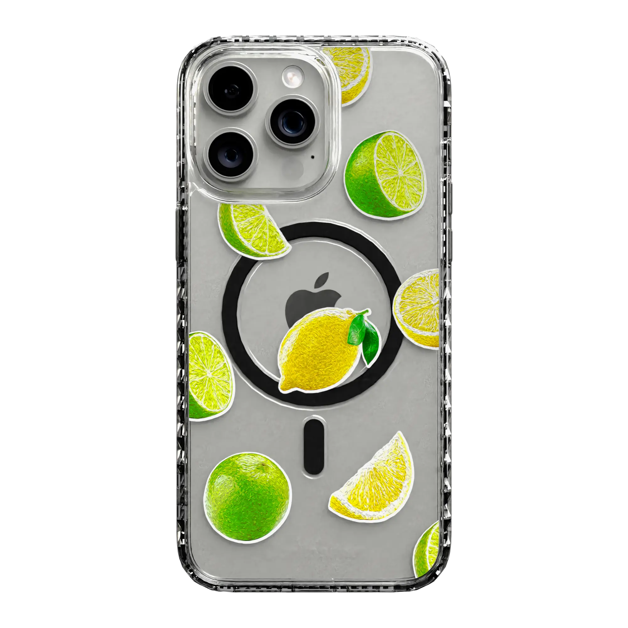 Apple-iPhone-14-Pro-Max-Crystal-Clear Luscious Lime | Protective MagSafe Case | Fruits Collection for Apple iPhone 14 Series cellhelmet cellhelmet