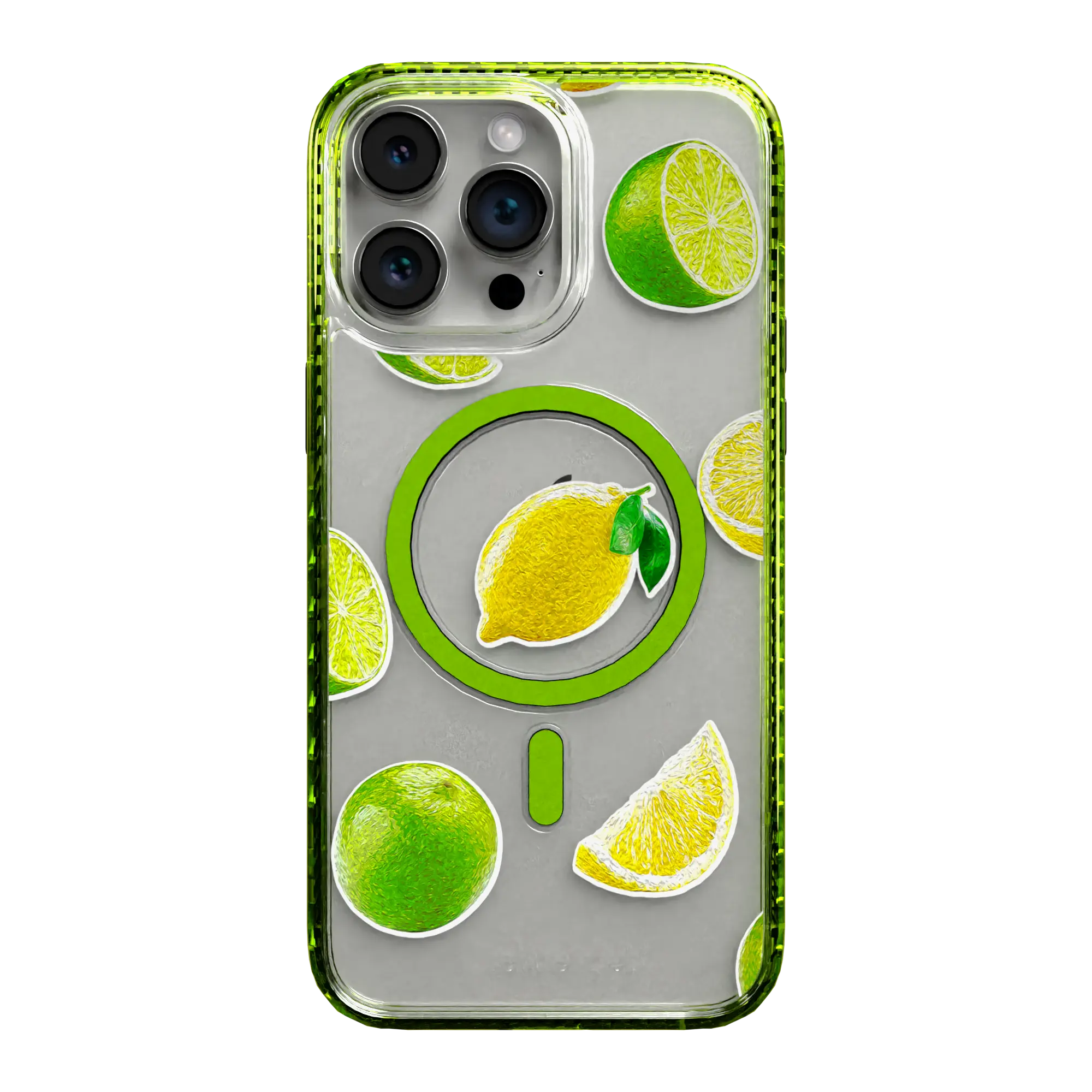 Apple-iPhone-14-Pro-Max-Electric-Lime Luscious Lime | Protective MagSafe Case | Fruits Collection for Apple iPhone 14 Series cellhelmet cellhelmet