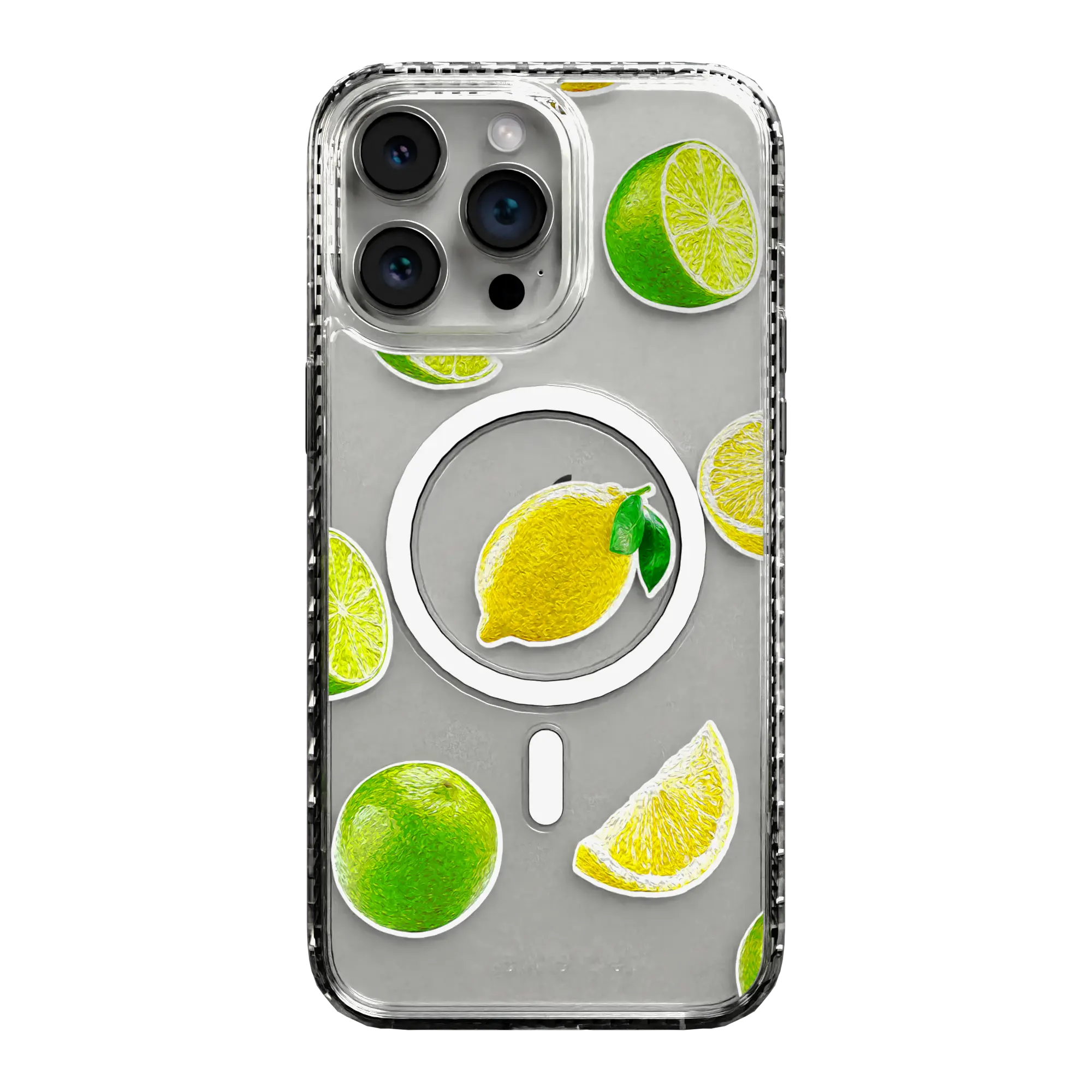 Apple-iPhone-15-Pro-Max-Crystal-Clear Luscious Lime | Protective MagSafe Case | Fruits Collection for Apple iPhone 15 Series cellhelmet cellhelmet