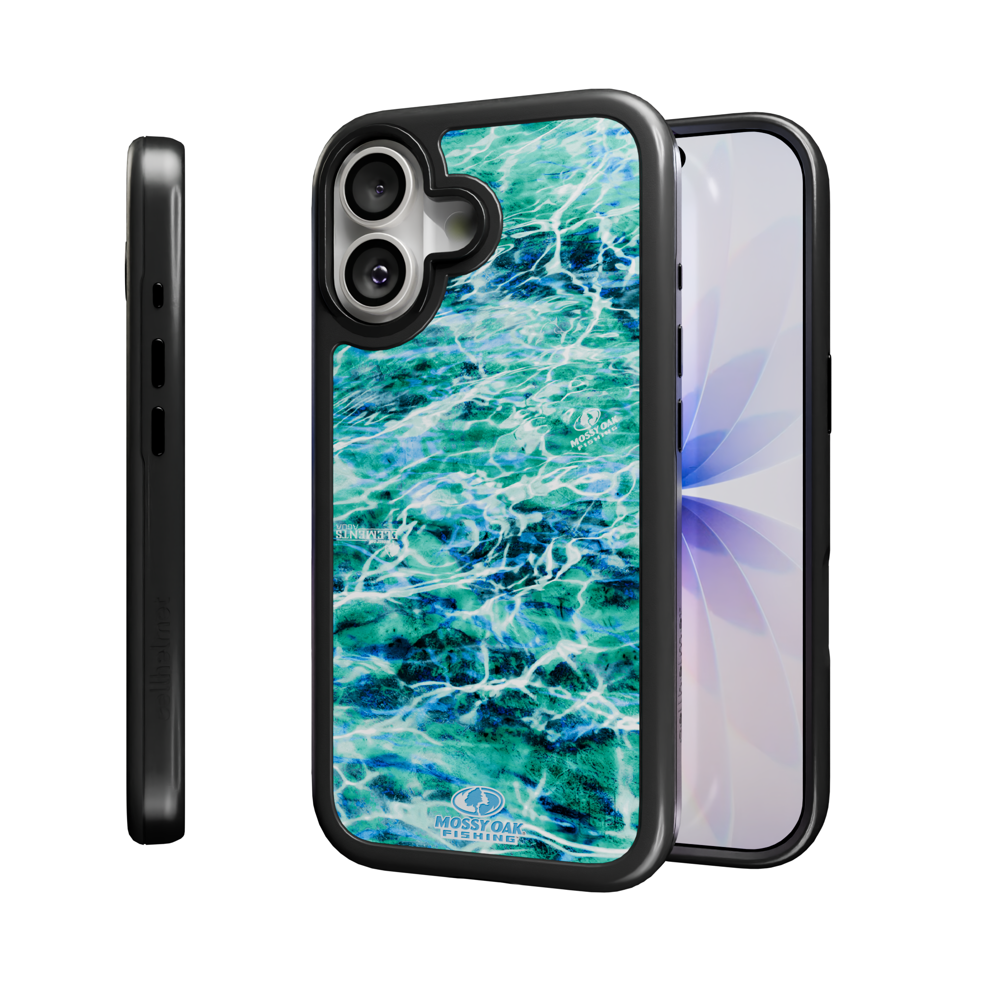 Mossy Oak Collection - Agua Seafoam for Apple iPhone 17 - Black Agua Seafoam / iPhone 17 / Black