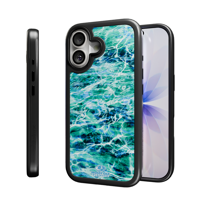 Mossy Oak Collection - Agua Seafoam for Apple iPhone 17 - Black Agua Seafoam / iPhone 17 / Black