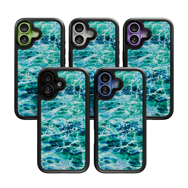 Mossy Oak Collection - Agua Seafoam for Apple iPhone 17 - Black Agua Seafoam / iPhone 17 / Black