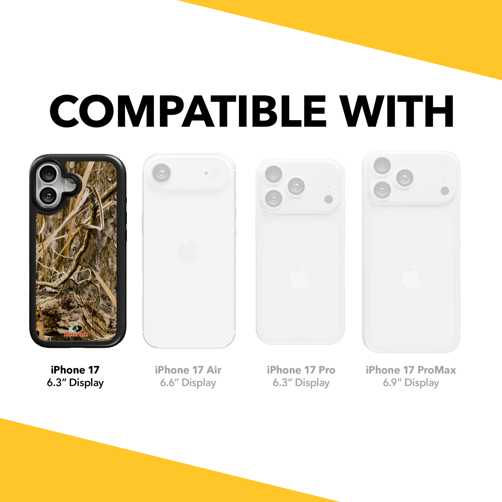 Mossy Oak Collection - Shadow Grass for Apple iPhone 17 - Black Shadow Grass / iPhone 17 / Black