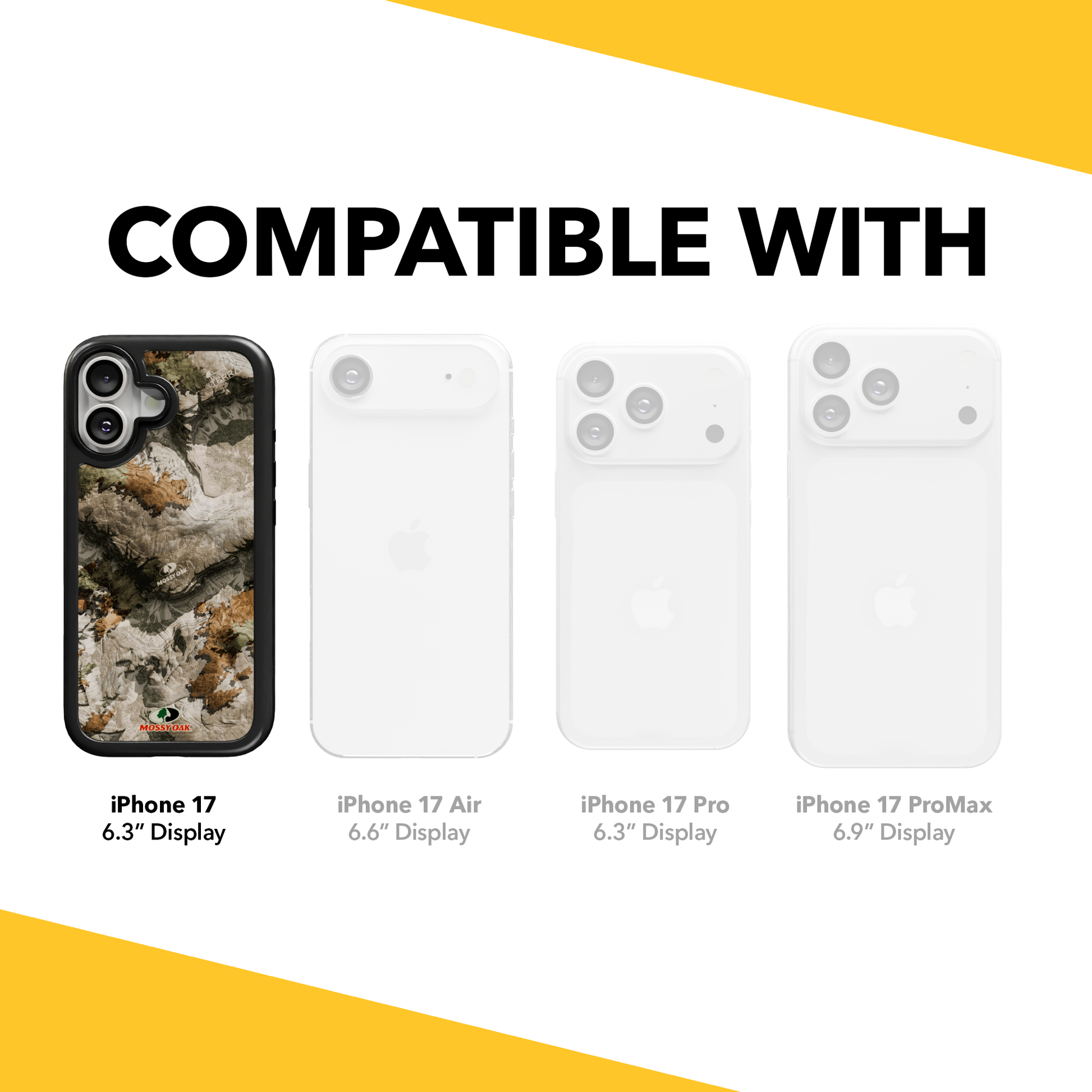 Mossy Oak Collection - Terra Gila for Apple iPhone 17 - Black Terra Gila / iPhone 17 / Black
