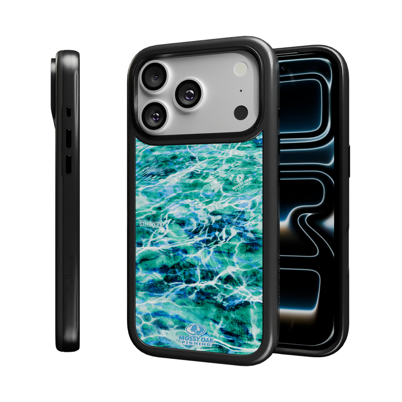 Mossy Oak Collection - Agua Seafoam for Apple iPhone 17 Pro - Black Agua Seafoam / iPhone 17 Pro / Black