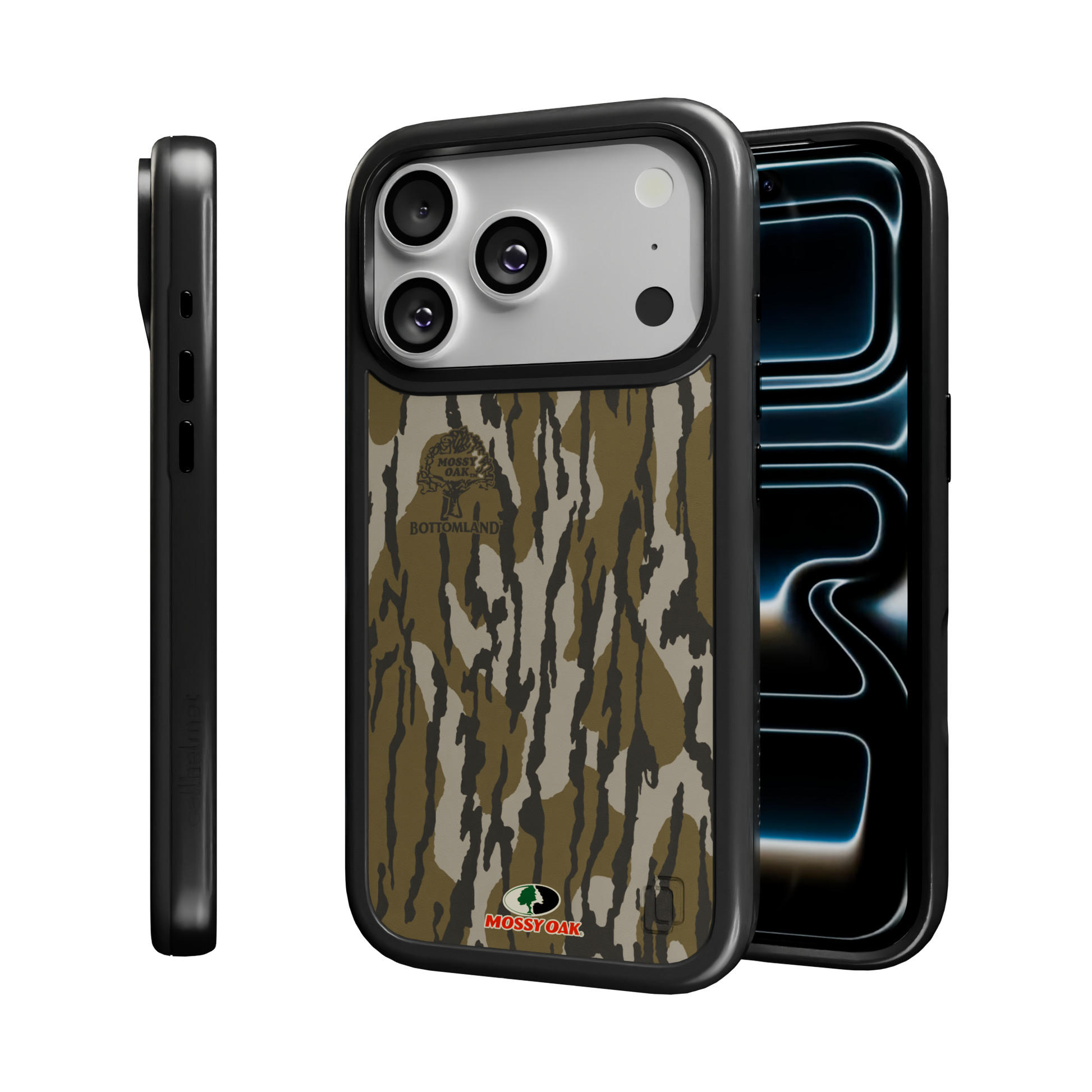 Mossy Oak Collection - Bottomland for Apple iPhone 17 Pro - Black Bottomland / iPhone 17 Pro / Black