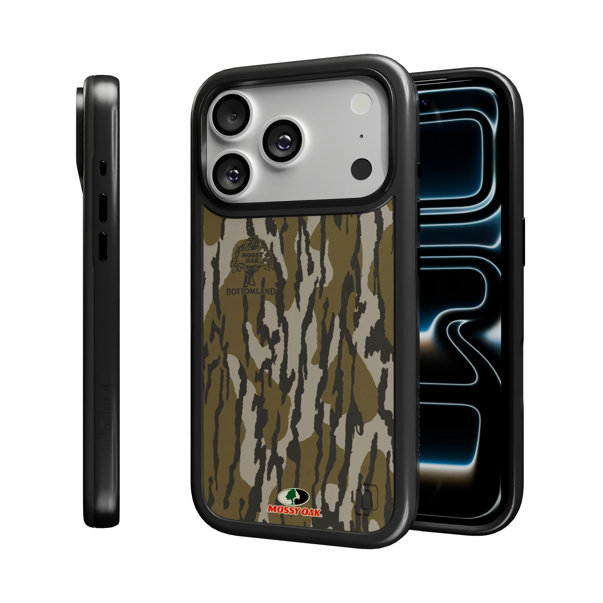Mossy Oak Collection - Bottomland for Apple iPhone 17 Pro - Black Bottomland / iPhone 17 Pro / Black