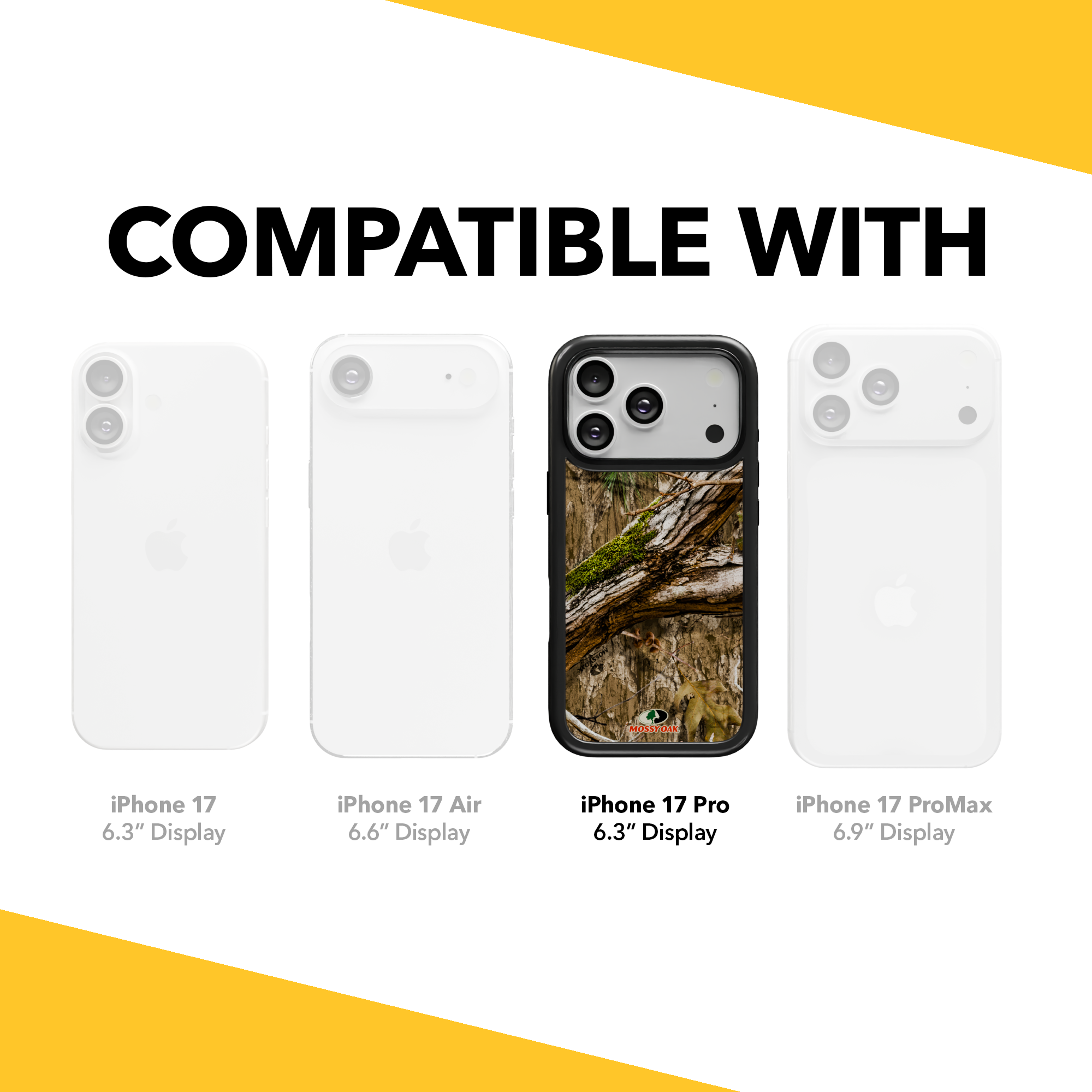 Mossy Oak Collection - Country DNA for Apple iPhone 17 Pro - Black Country DNA / iPhone 17 Pro / Black