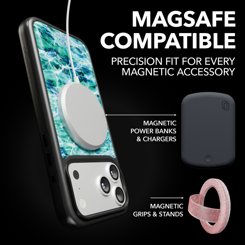 Mossy Oak Collection - Agua Seafoam for Apple iPhone 17 Pro Max - Black Agua Seafoam / iPhone 17 Pro Max / Black