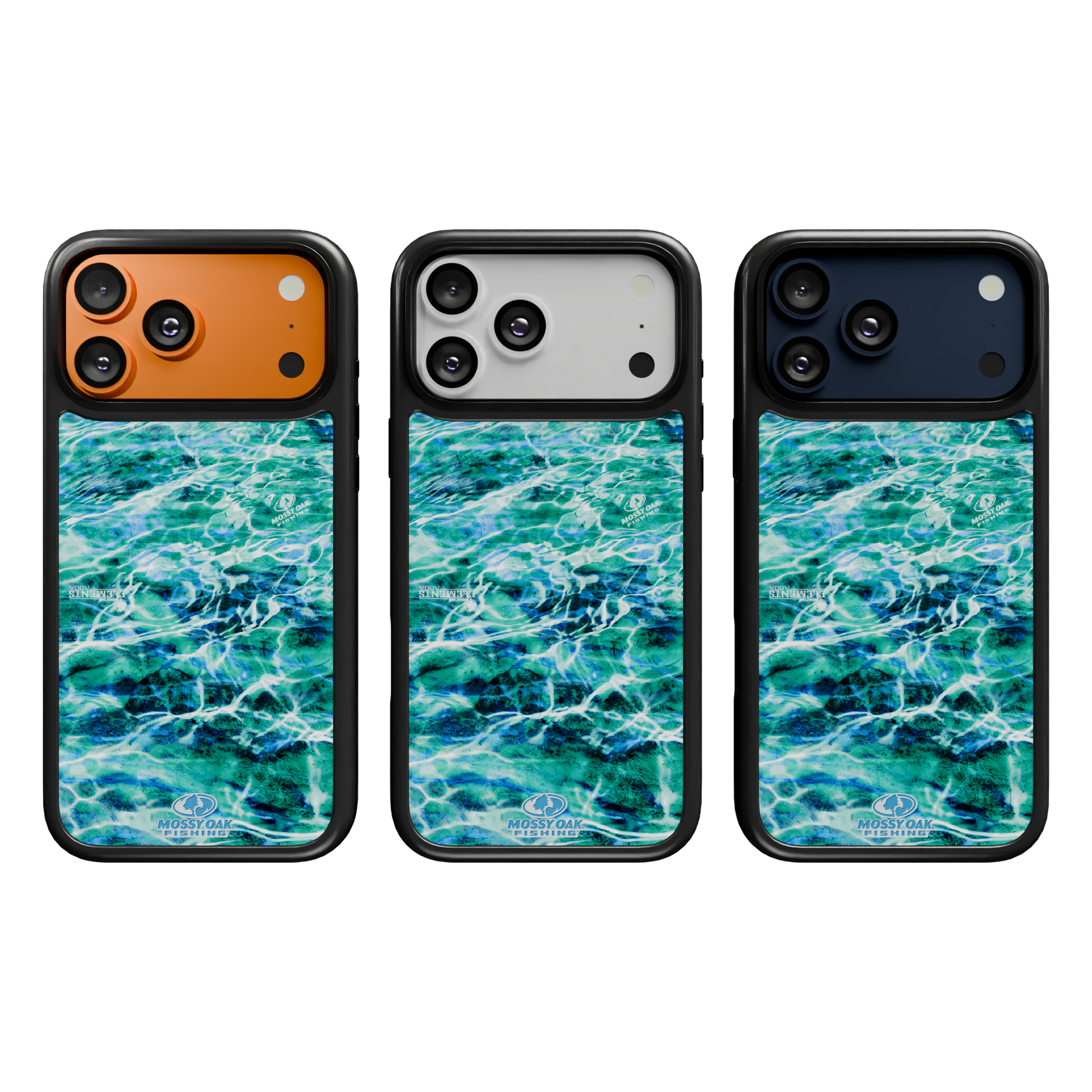 Mossy Oak Collection - Agua Seafoam for Apple iPhone 17 Pro Max - Black Agua Seafoam / iPhone 17 Pro Max / Black