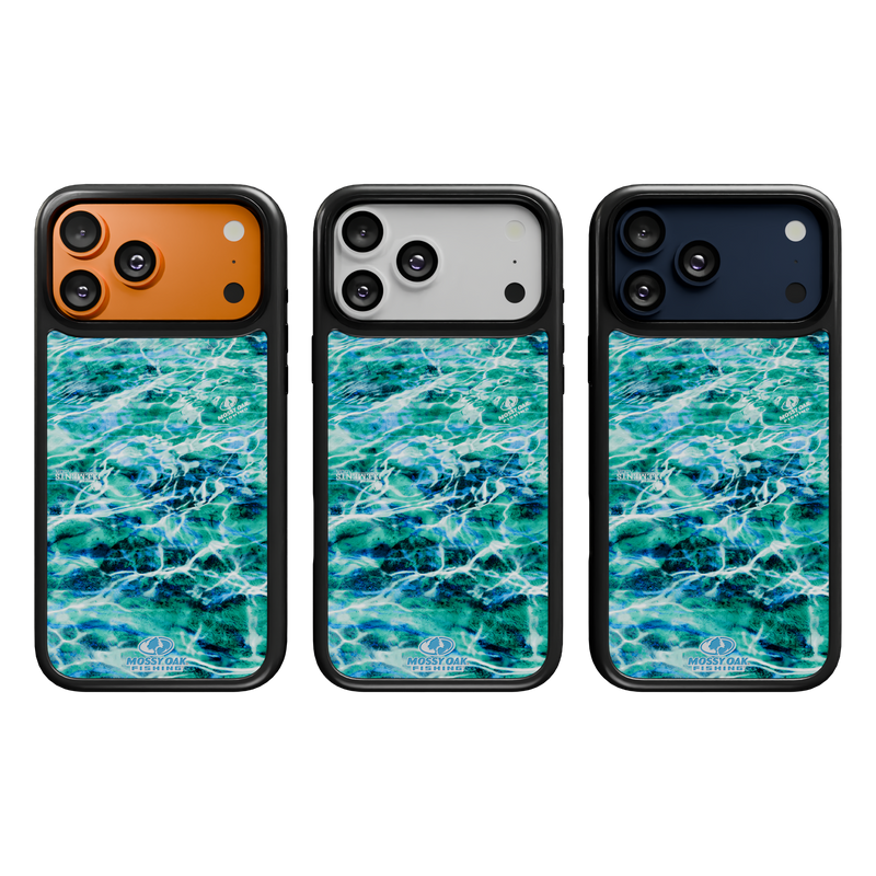 Mossy Oak Collection - Agua Seafoam for Apple iPhone 17 Pro Max - Black Agua Seafoam / iPhone 17 Pro Max / Black