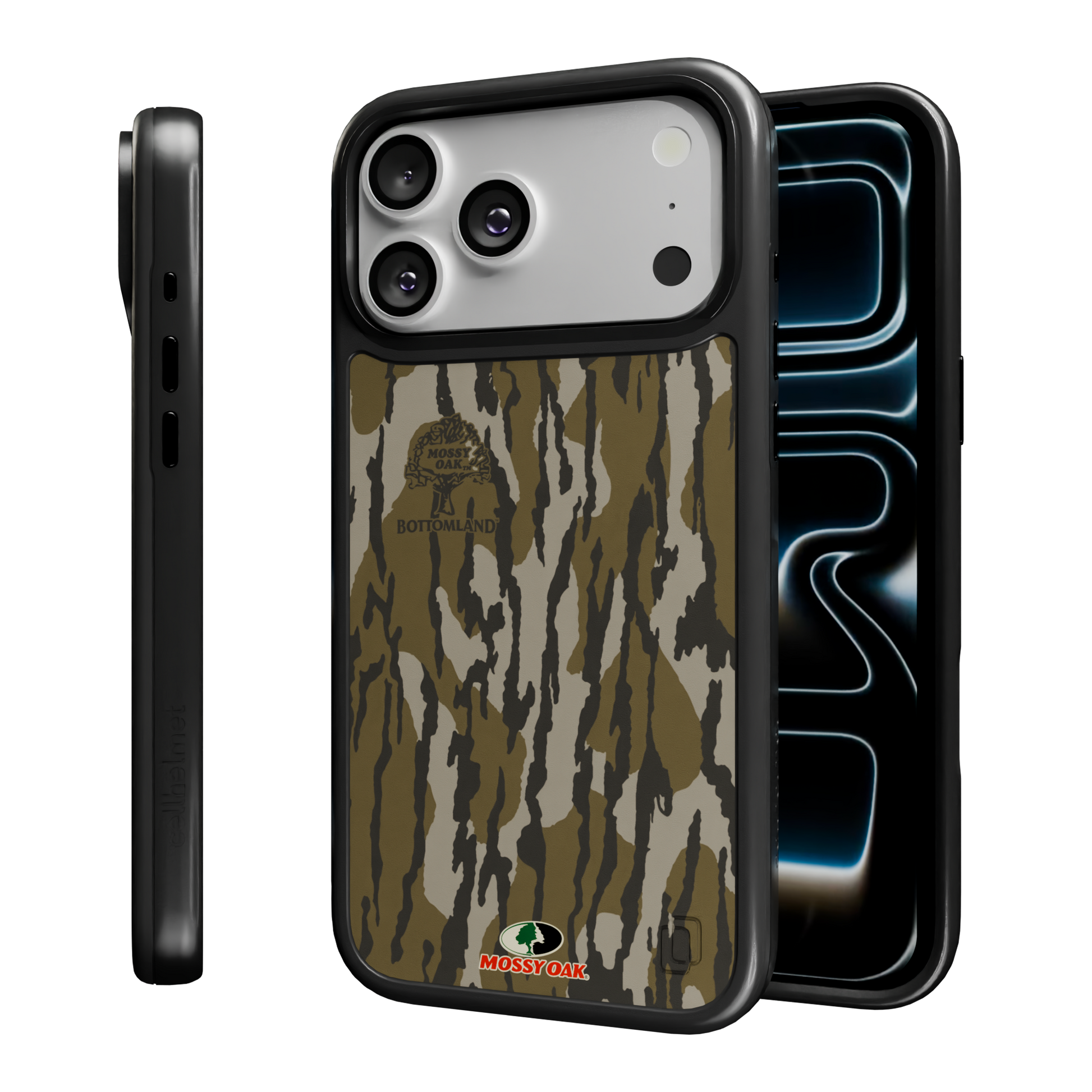 Mossy Oak Collection - Bottomland for Apple iPhone 17 Pro Max - Black Bottomland / iPhone 17 Pro Max / Black