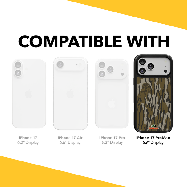 iPhone 17 Pro Max Shockproof Case, Bottomland Camo