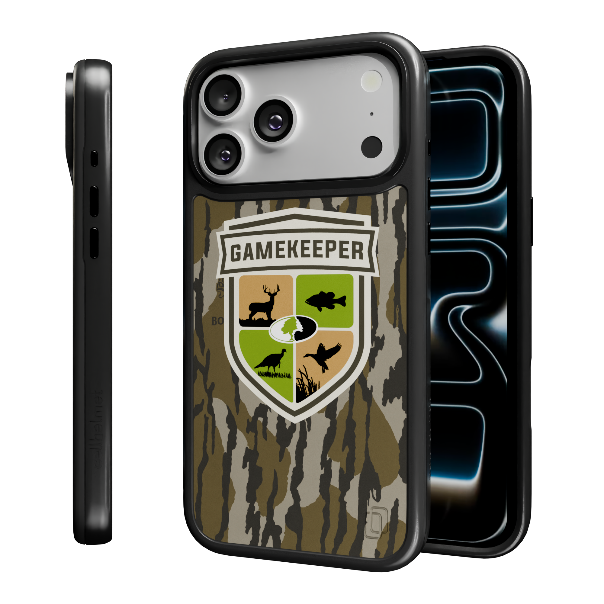 Mossy Oak Collection - Game Keeper for Apple iPhone 17 Pro Max - Black Game Keeper / iPhone 17 Pro Max / Black