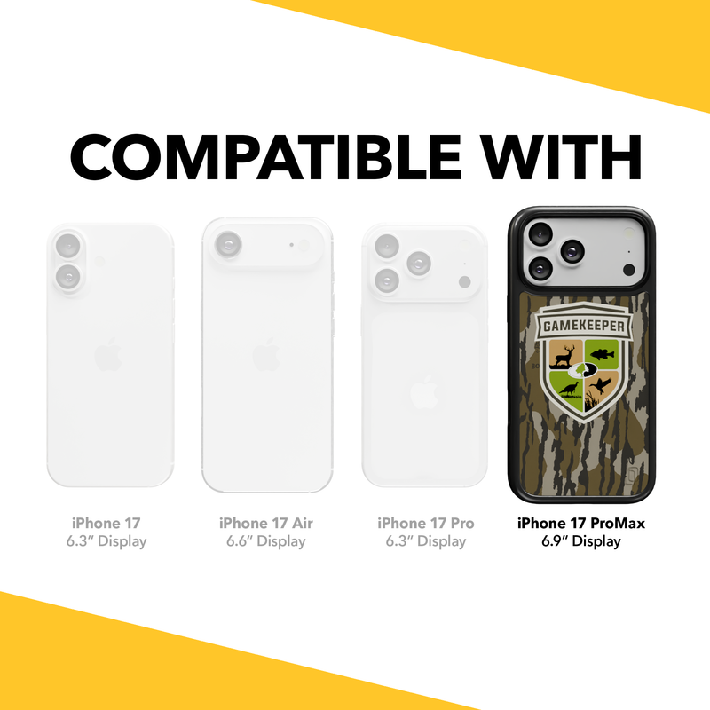 Mossy Oak Collection - Game Keeper for Apple iPhone 17 Pro Max - Black Game Keeper / iPhone 17 Pro Max / Black