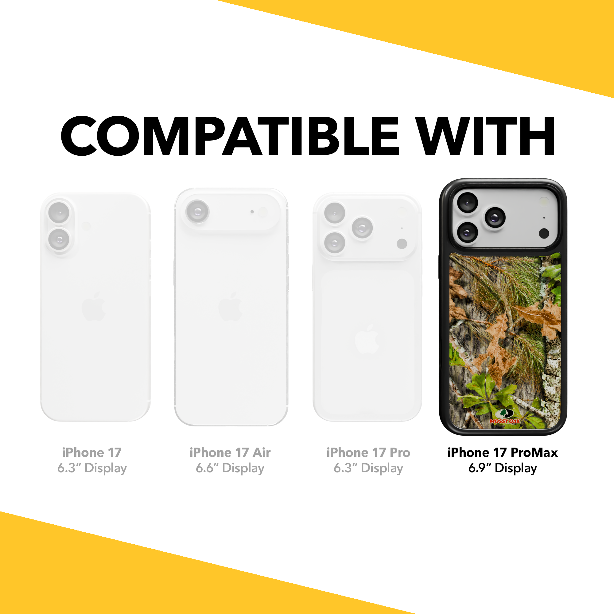 Mossy Oak Collection - Obsession for Apple iPhone 17 Pro Max - Black Obsession / iPhone 17 Pro Max / Black