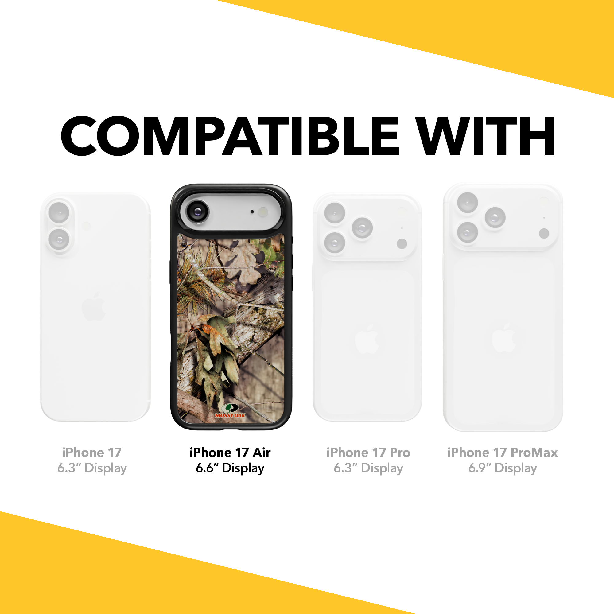 Mossy Oak Collection - Breakup Country for Apple iPhone Air - Black Breakup Country / iPhone Air / Black