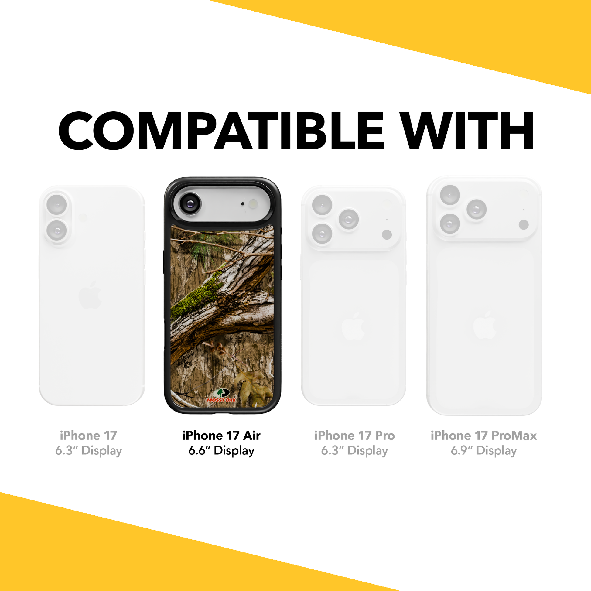Mossy Oak Collection - Country DNA for Apple iPhone Air - Black Country DNA / iPhone Air / Black