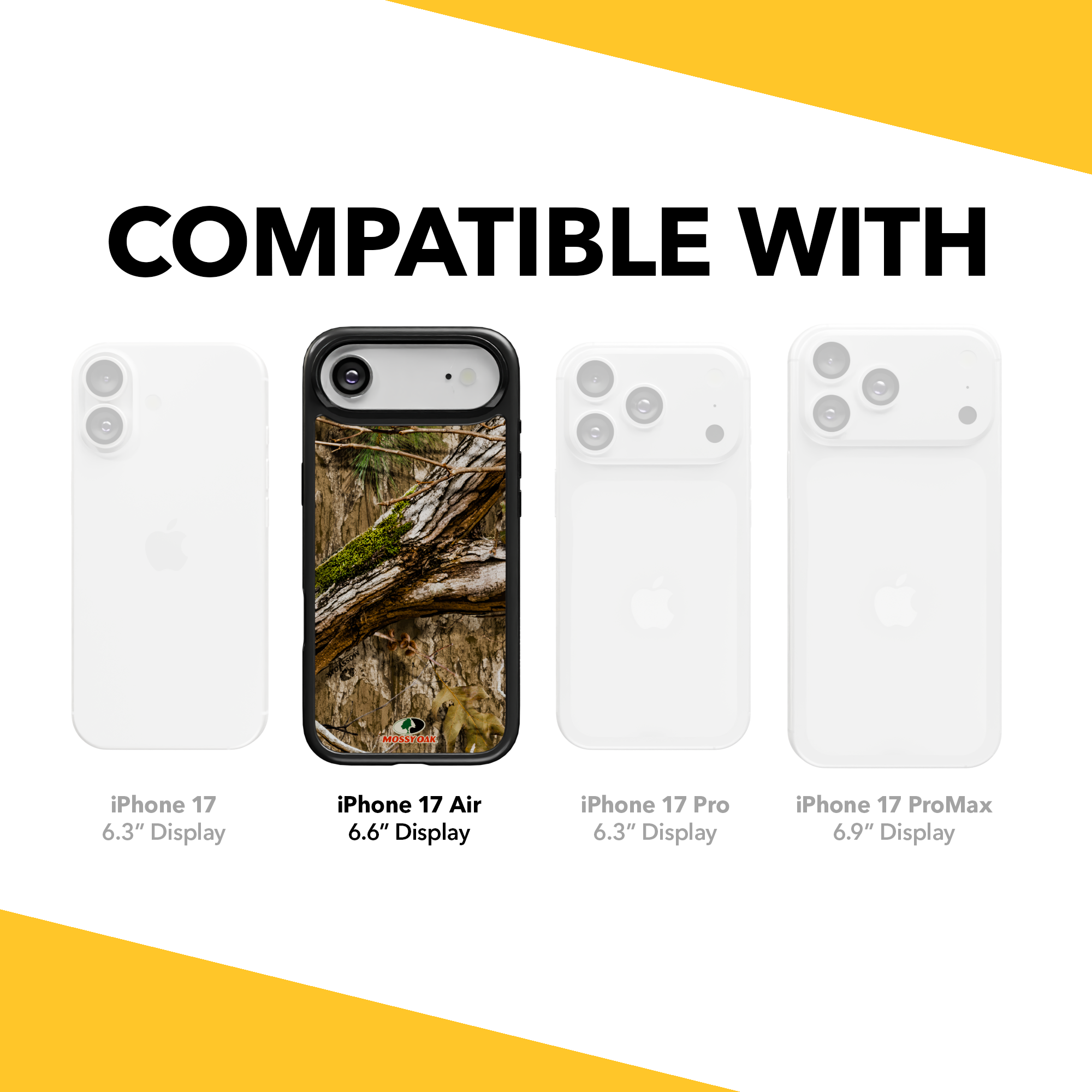 Mossy Oak Collection - Country DNA for Apple iPhone Air - Black Country DNA / iPhone Air / Black