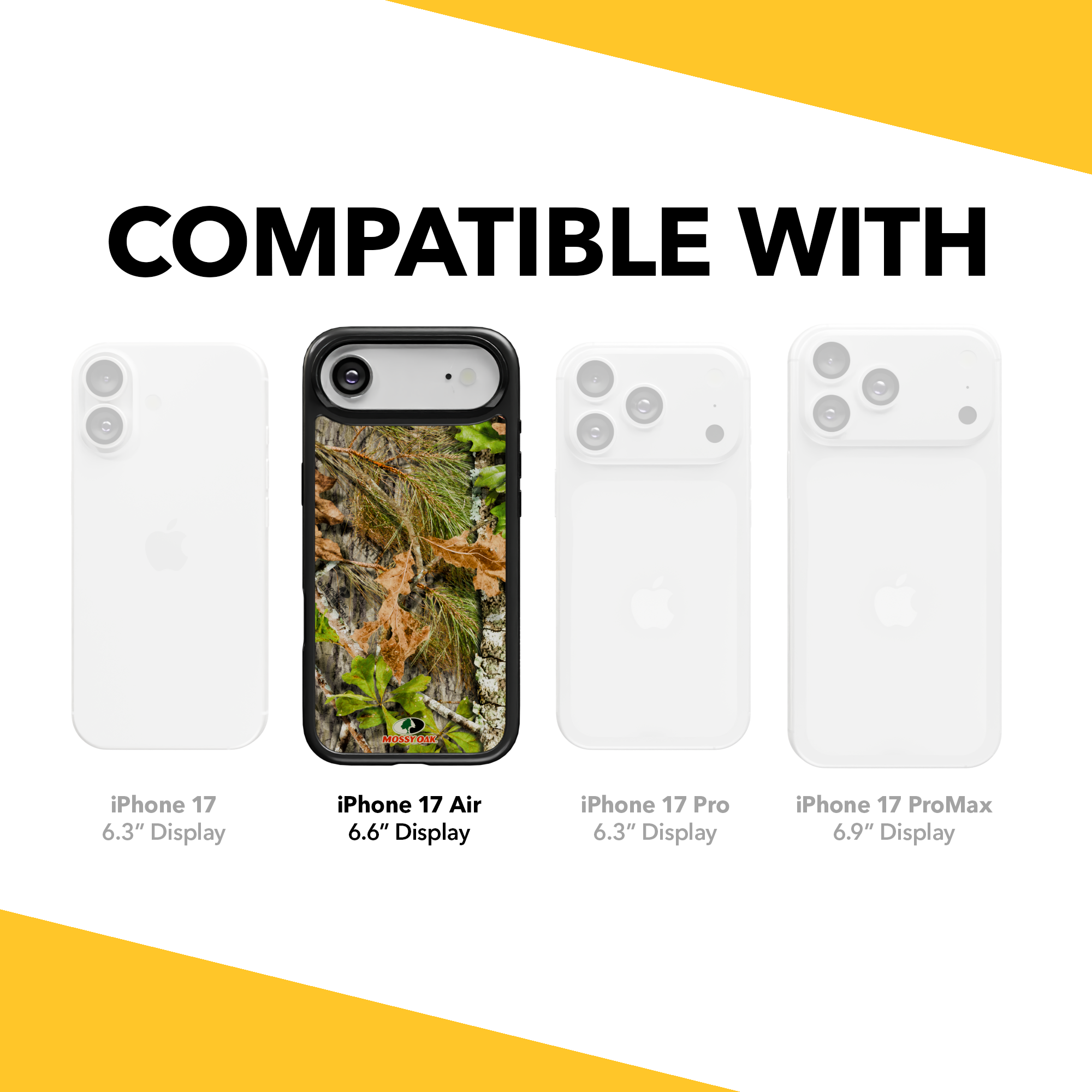 Mossy Oak Collection - Obsession for Apple iPhone Air - Black Obsession / iPhone Air / Black