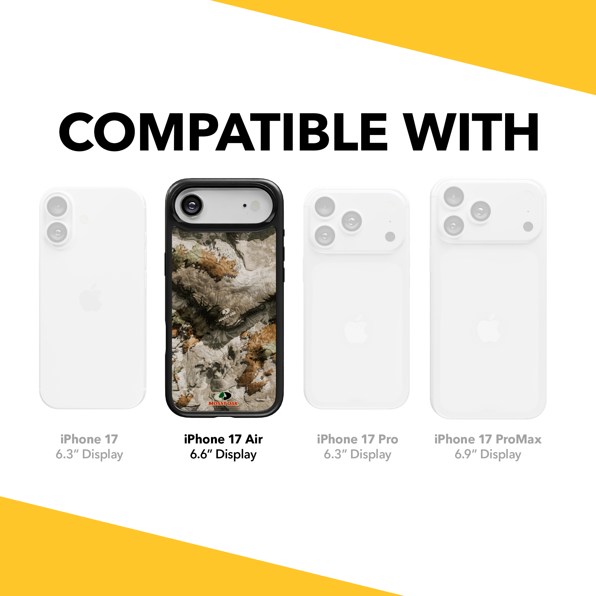 Mossy Oak Collection - Terra Gila for Apple iPhone Air - Black Terra Gila / iPhone Air / Black