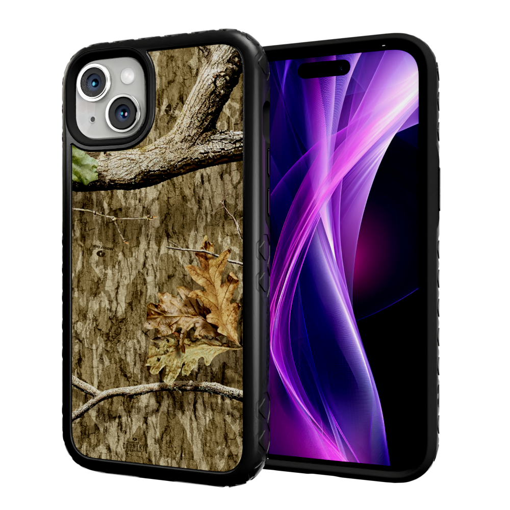 Mossy Oak Fortitude for Apple iPhone 14 Plus - Country Roots Onyx Black
