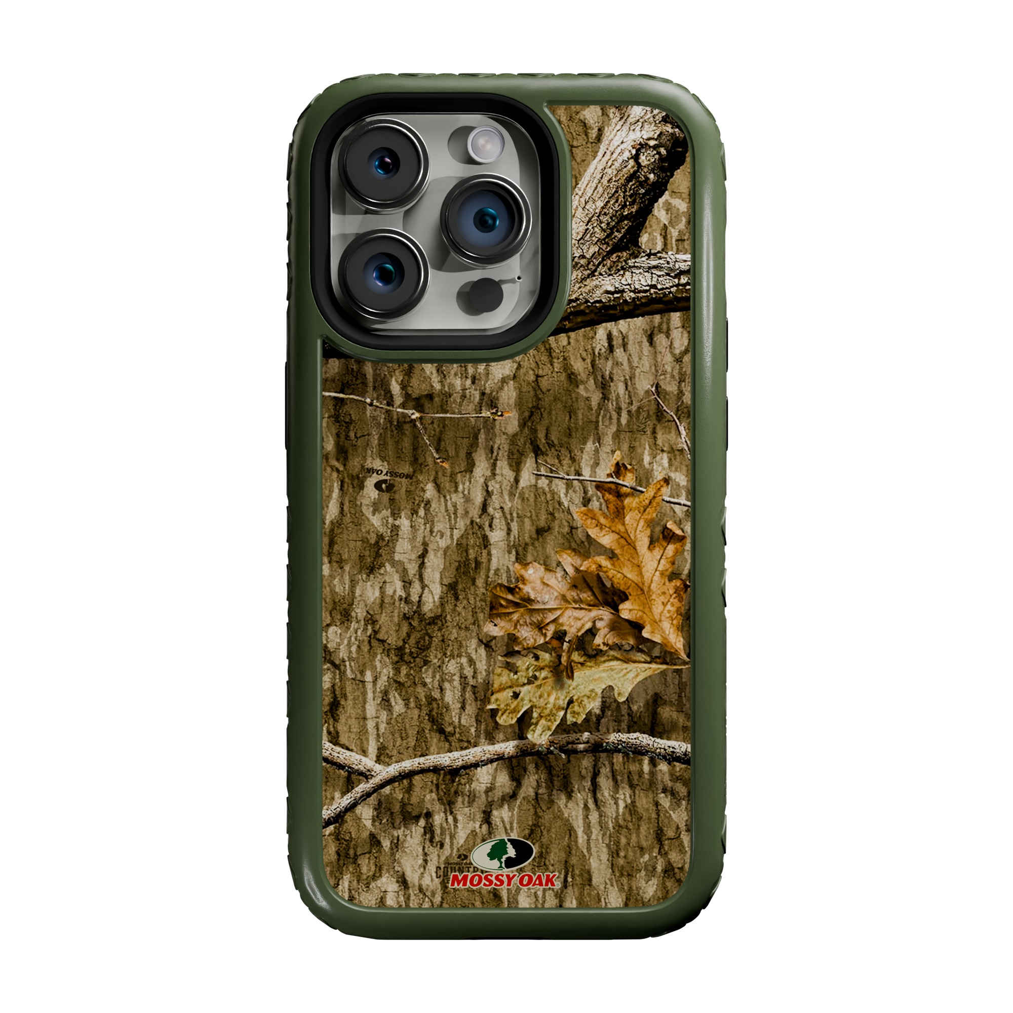 Shock-Absorbent MagSafe® Case for Apple iPhone 14 Pro | Mossy Oak Country Roots Camo