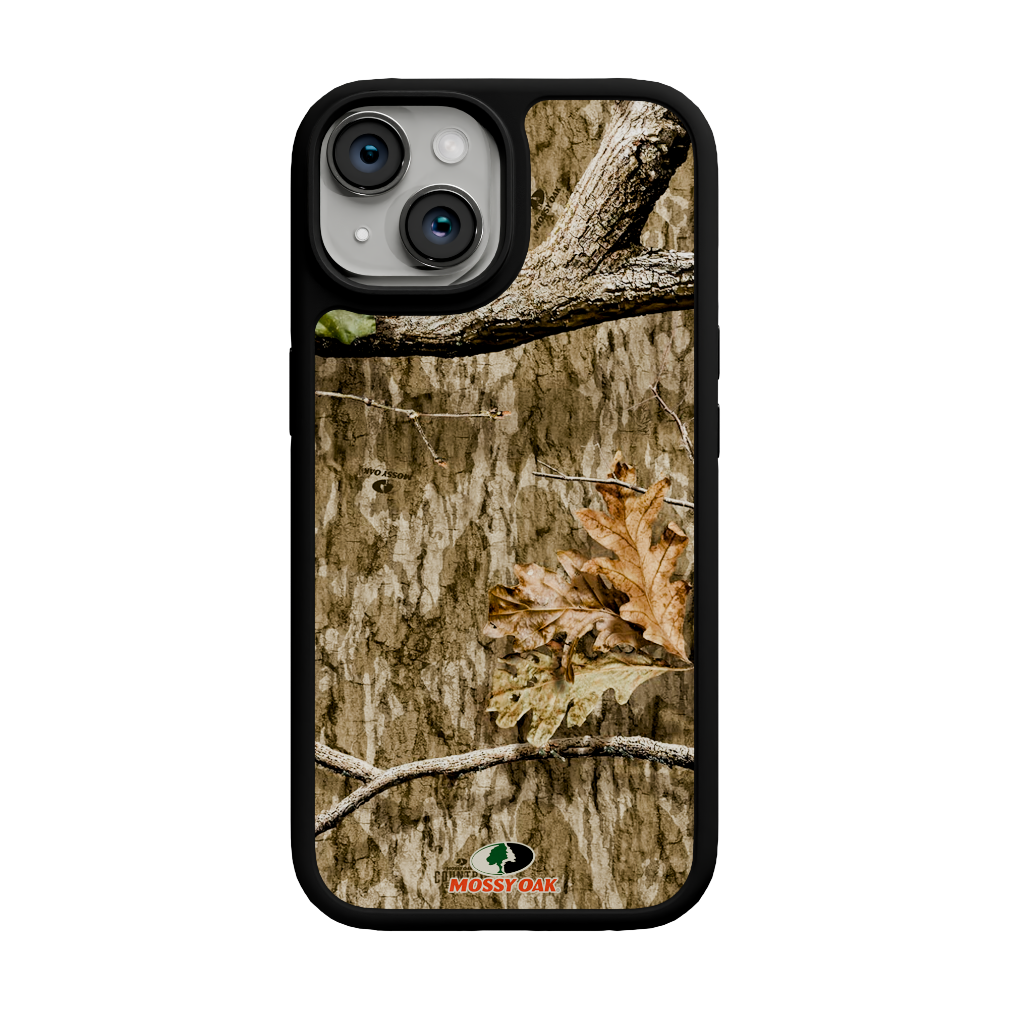 Shock-Absorbent MagSafe® Case for Apple iPhone 15 | Mossy Oak Country Roots Camo