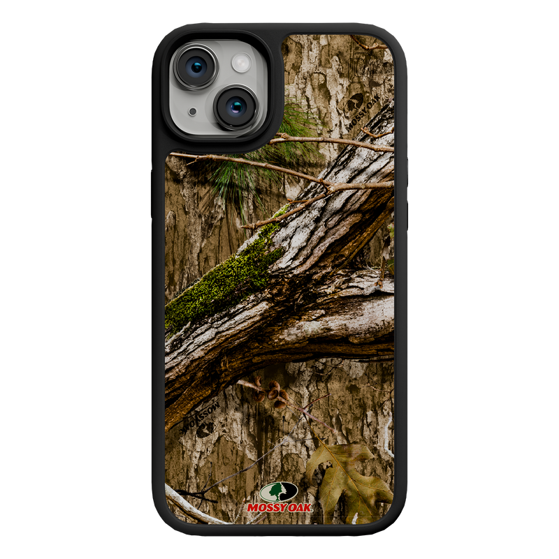 Shock-Absorbent MagSafe® Case for Apple iPhone 15 Plus | Mossy Oak Country DNA Camo Onyx Black