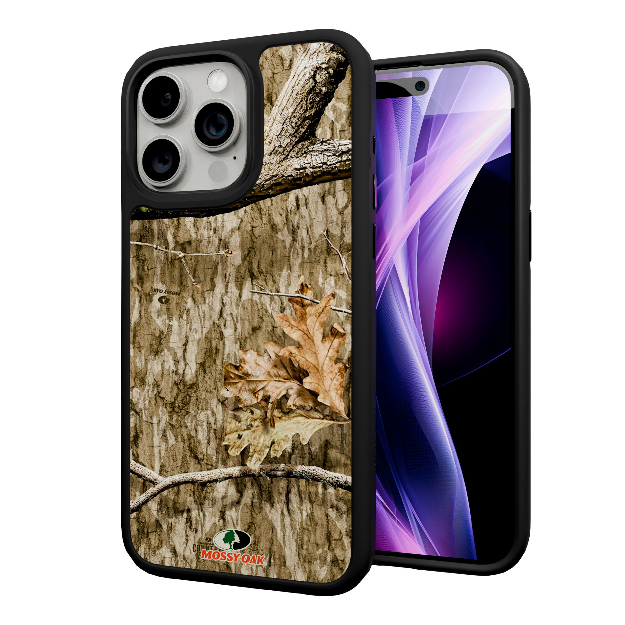 Shock-Absorbent MagSafe® Case for Apple iPhone 15 Pro Max | Mossy Oak Country Roots Camo